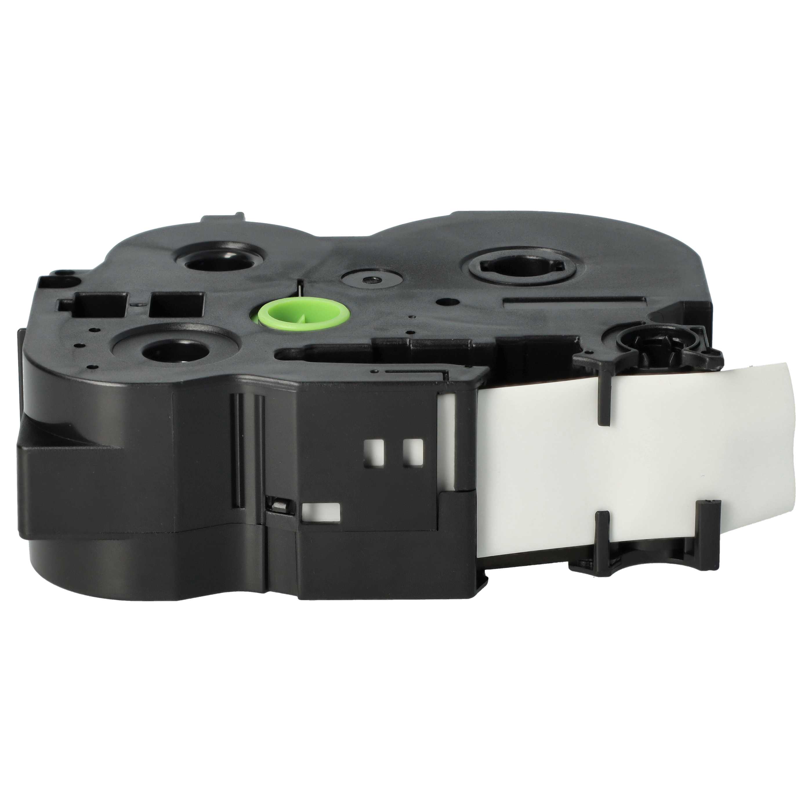 5x Label Tape replaces Brother HSE-251 - 23.6 mm Black to White, Heat Shrink Tape, 23.6 mm