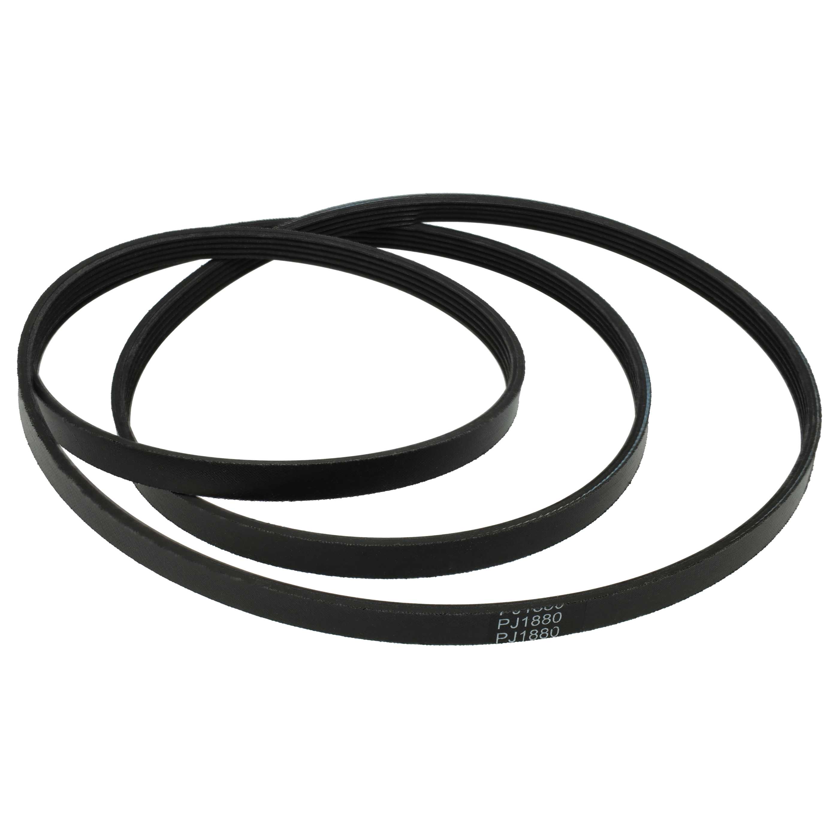 Correa acanalada reemplaza Miele 5PJ 1180, PJ5 1180, 5689130 para secadora Miele - 21,5cm