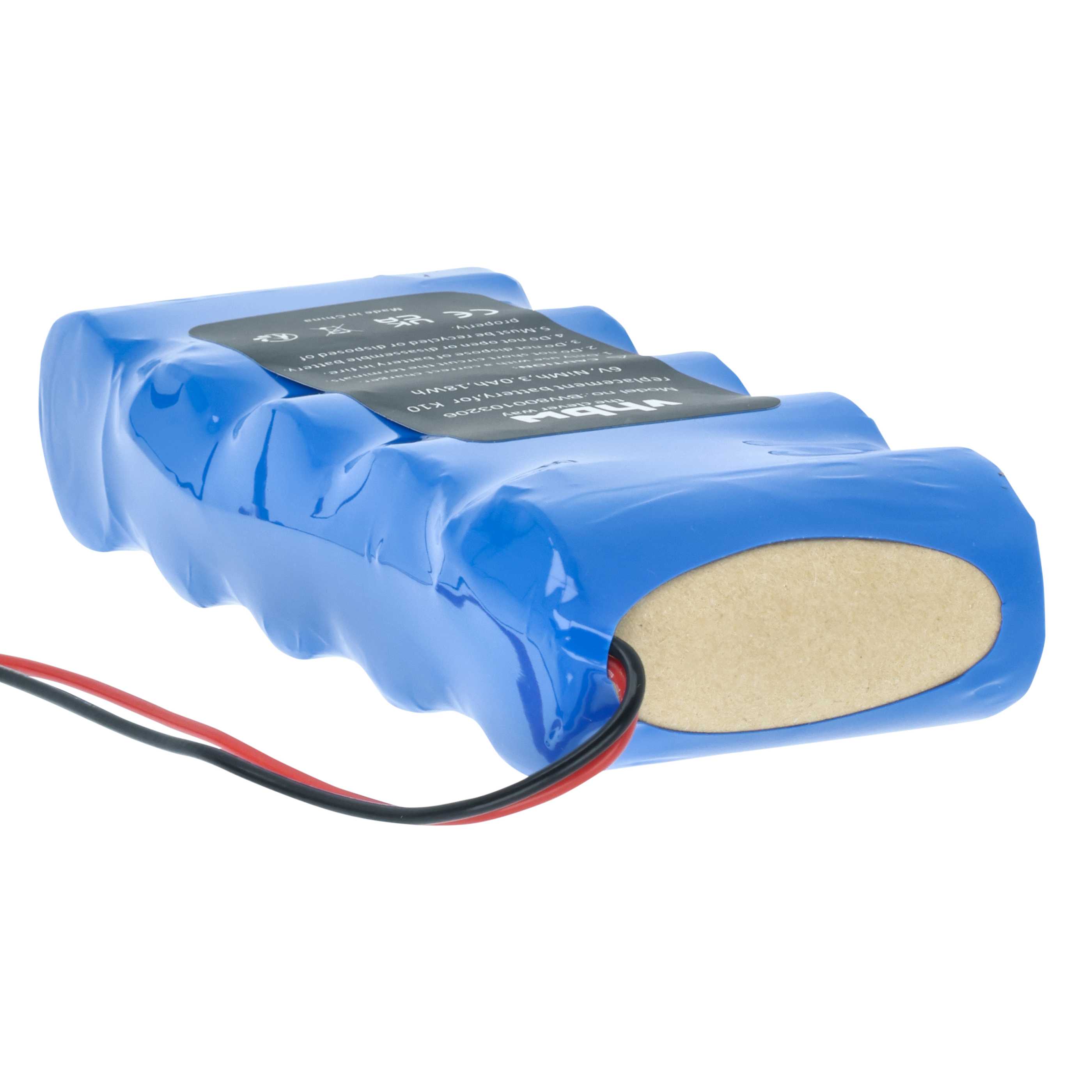 Batería reemplaza Bosch 8787335119, 8781105908, 710055 para diversos dispositivos (3000 mAh, 6 V, NiMH)