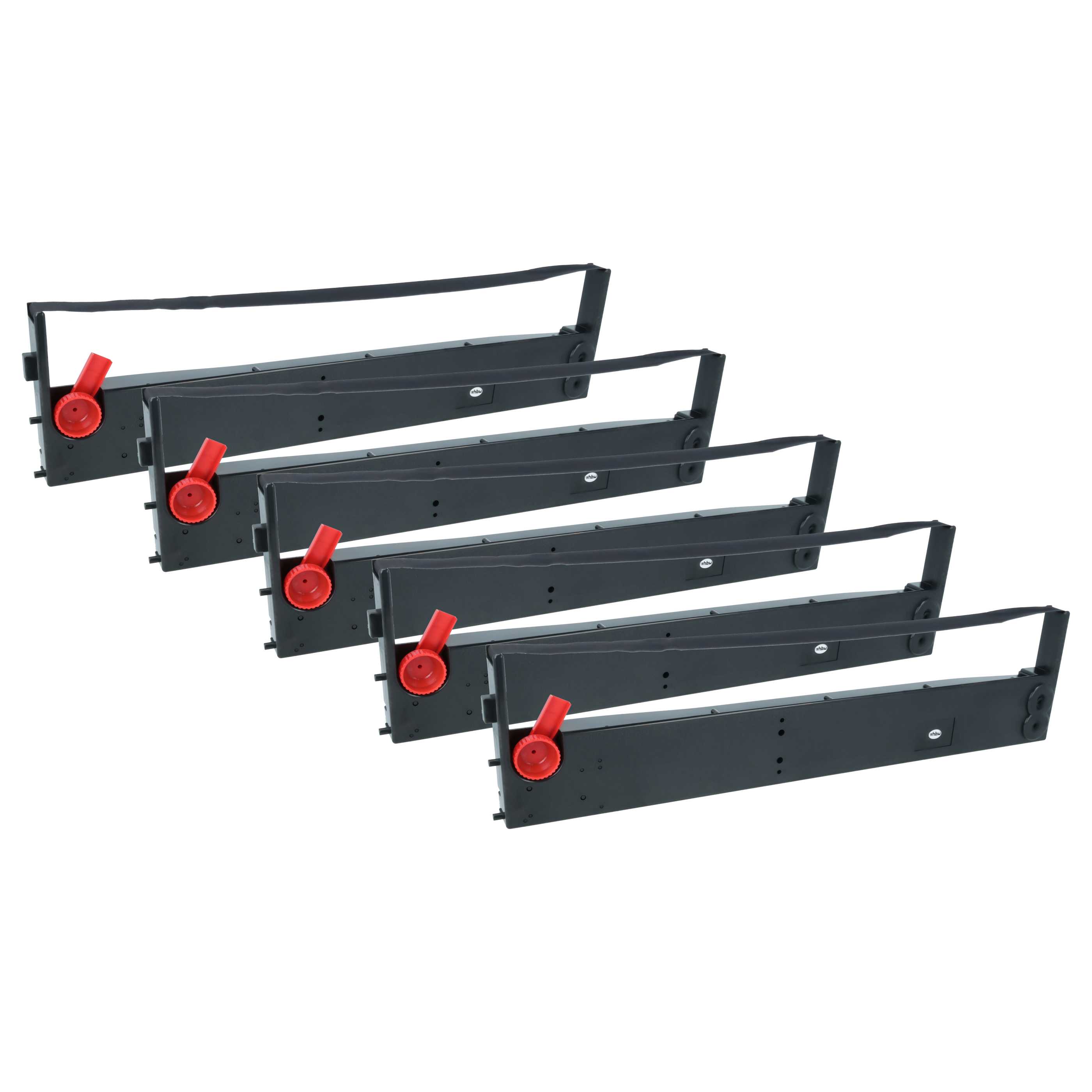 5x Ink Ribbon replaces Tally Genicom 062471 for Dot Matrix, Receipt Printer - Black