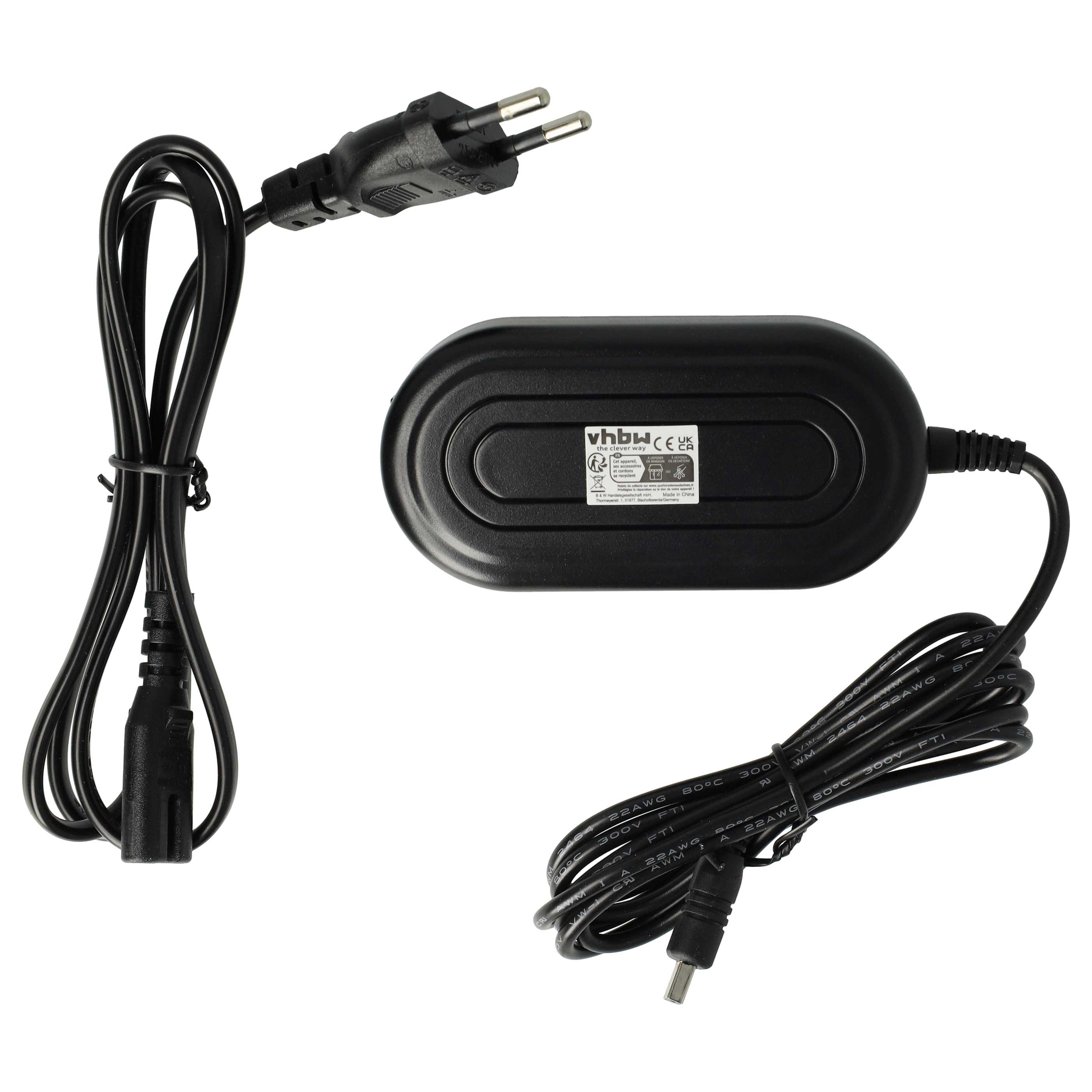 Power Supply replaces AA-E6A AA-E7 AD39-00028A AA-E8 AD44-00065A AA-E9 for Camera - 2 m, 8.4 V 1.5 A