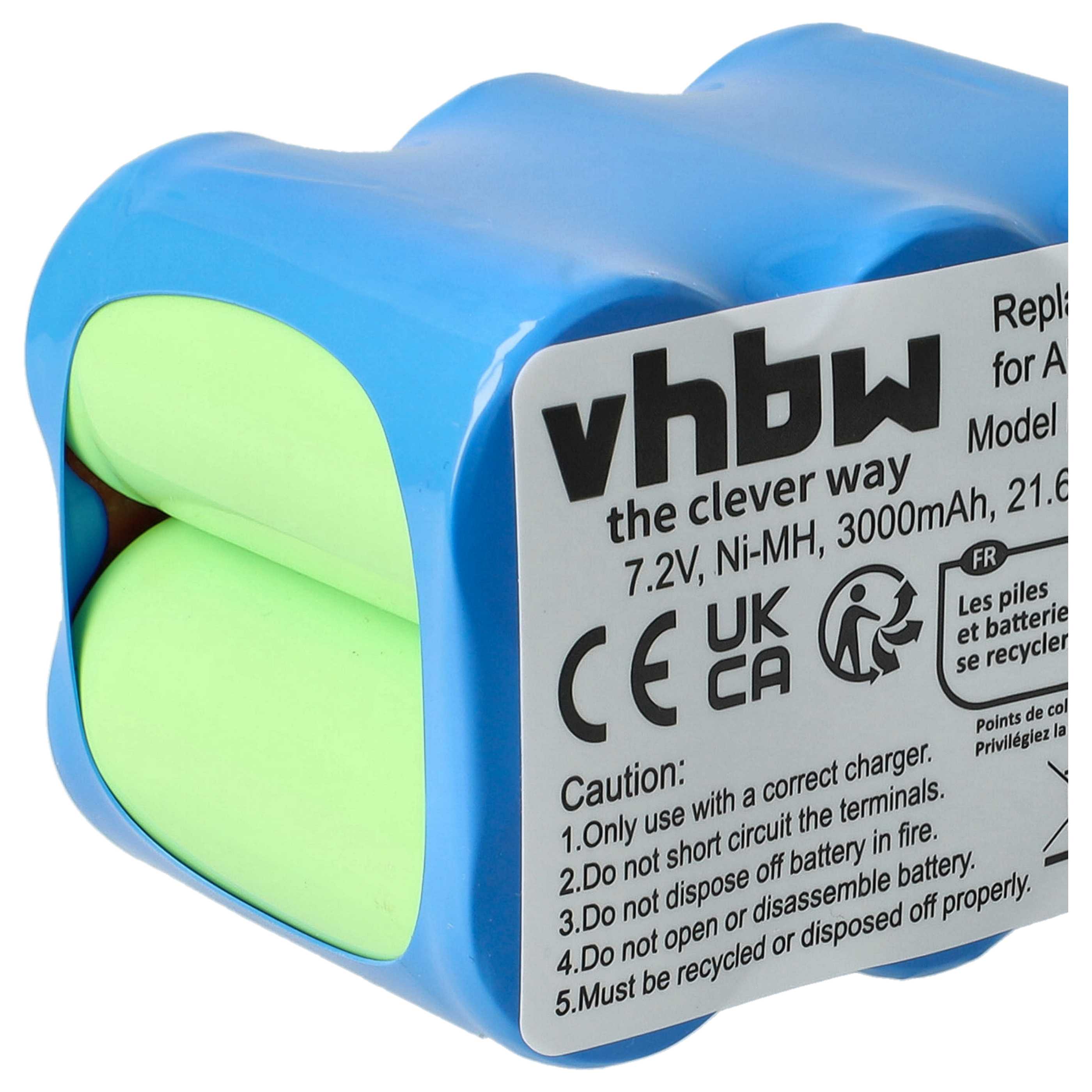 2x Batteria sostituisce Pellenc AP25 per attrezzo - 3Ah 7,2V NiMH
