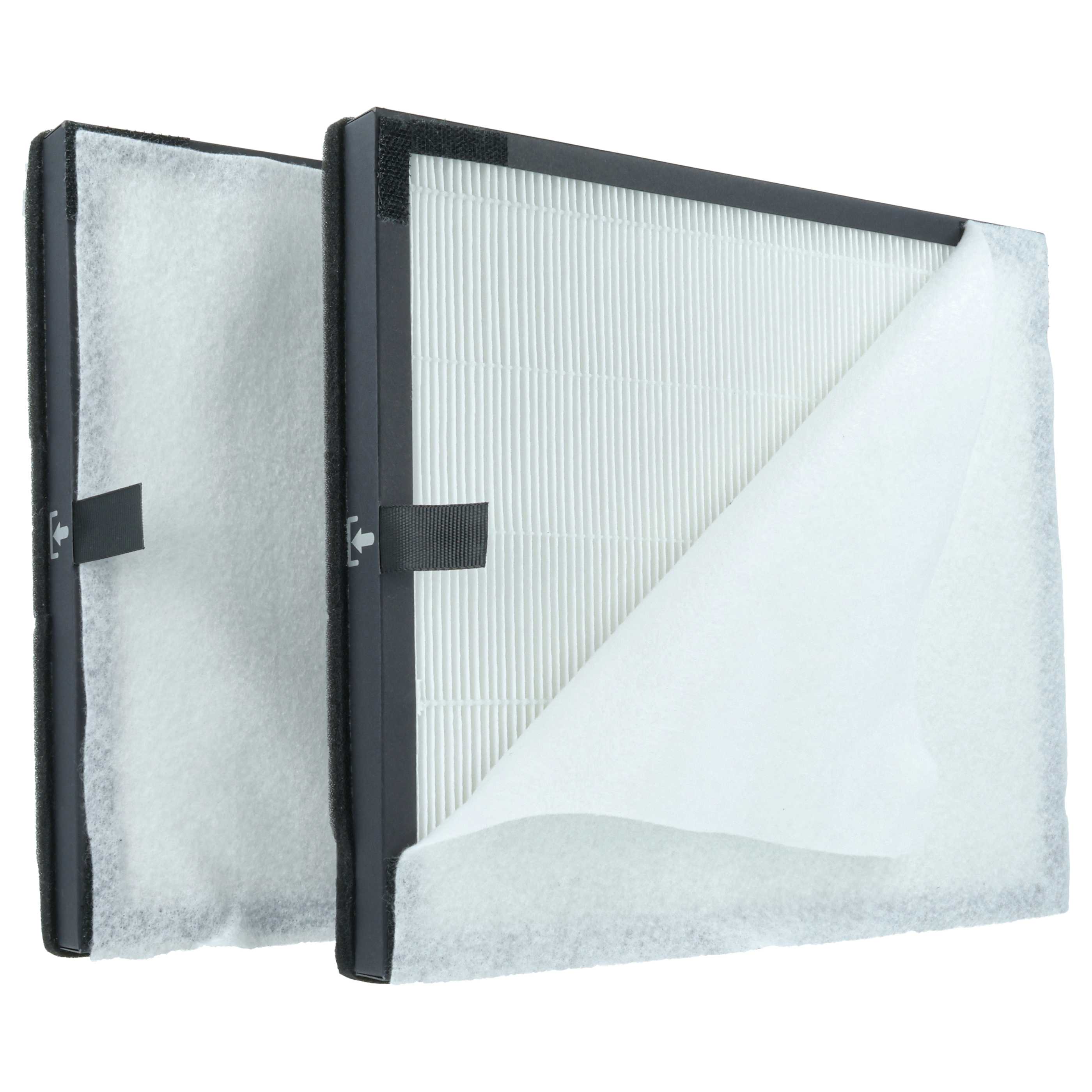 2x Activated Carbon Filter suitable for Morento, WESTHEY, YIOU HY4866 Air Purifier - Air Filter