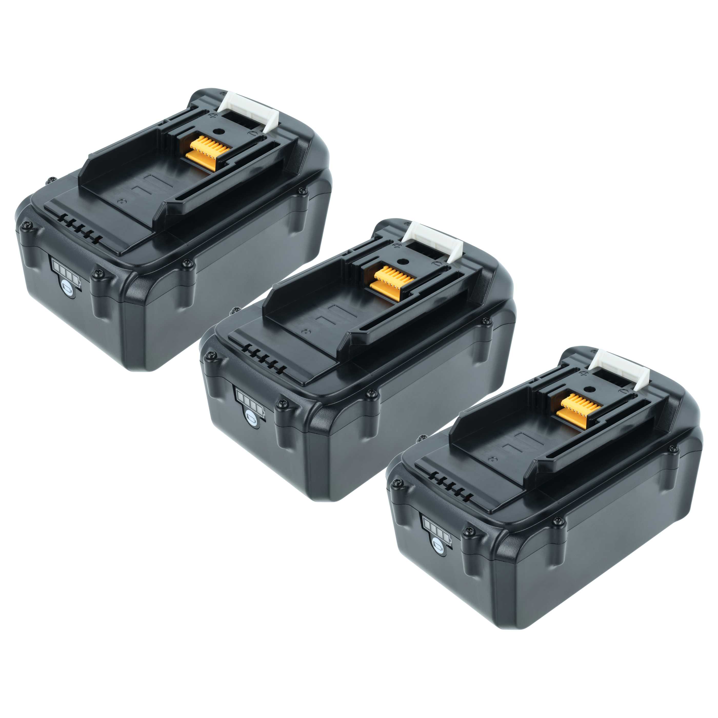 3x Battery replaces Makita 194873-2, 194874-0, 195410-5, BL3622A Electric Power Tool - 4000 mAh, 36 V, Li-Ion