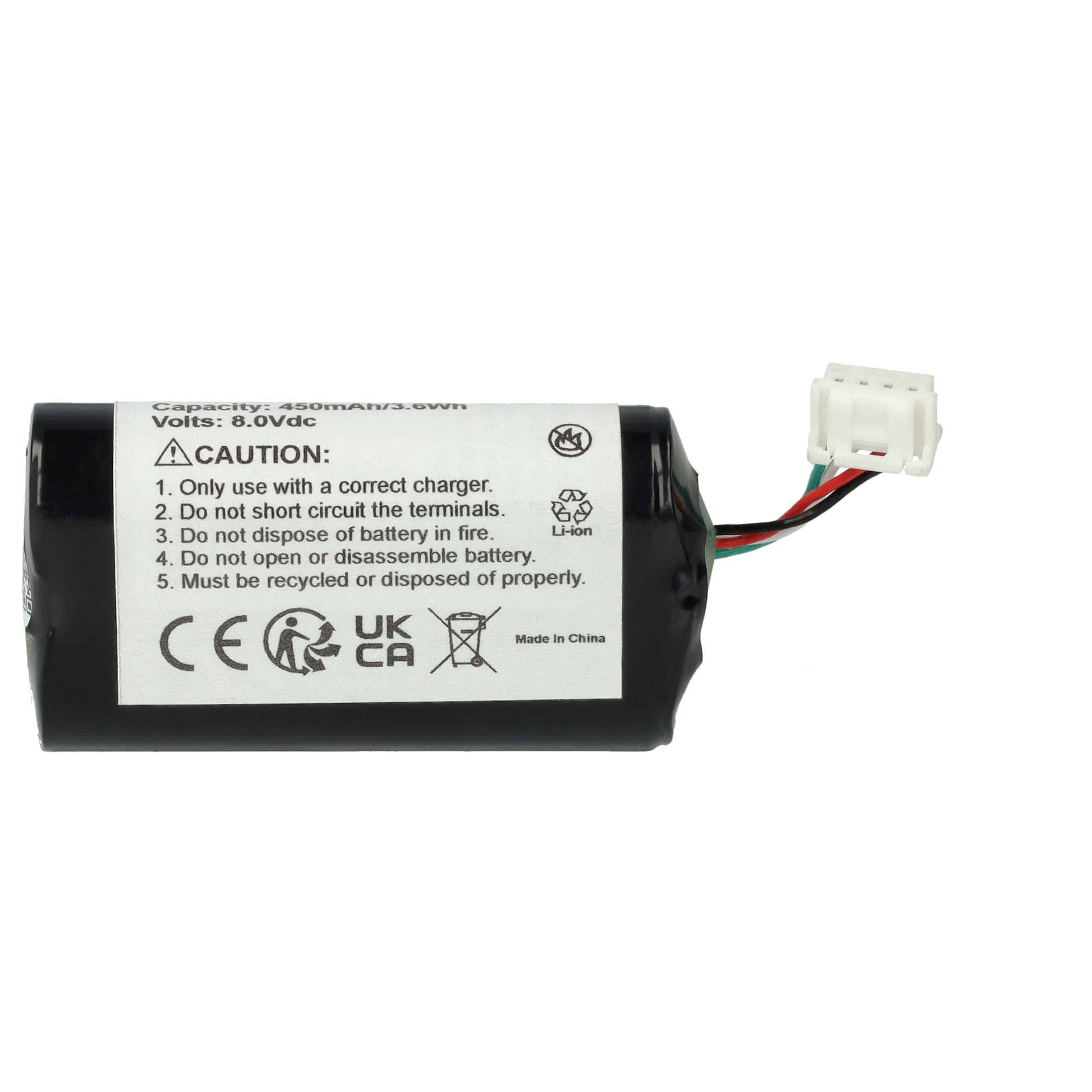 Fahrzeugcomputer-Akku als Ersatz für Volvo 31450445 - 450mAh 8V Li-Ion