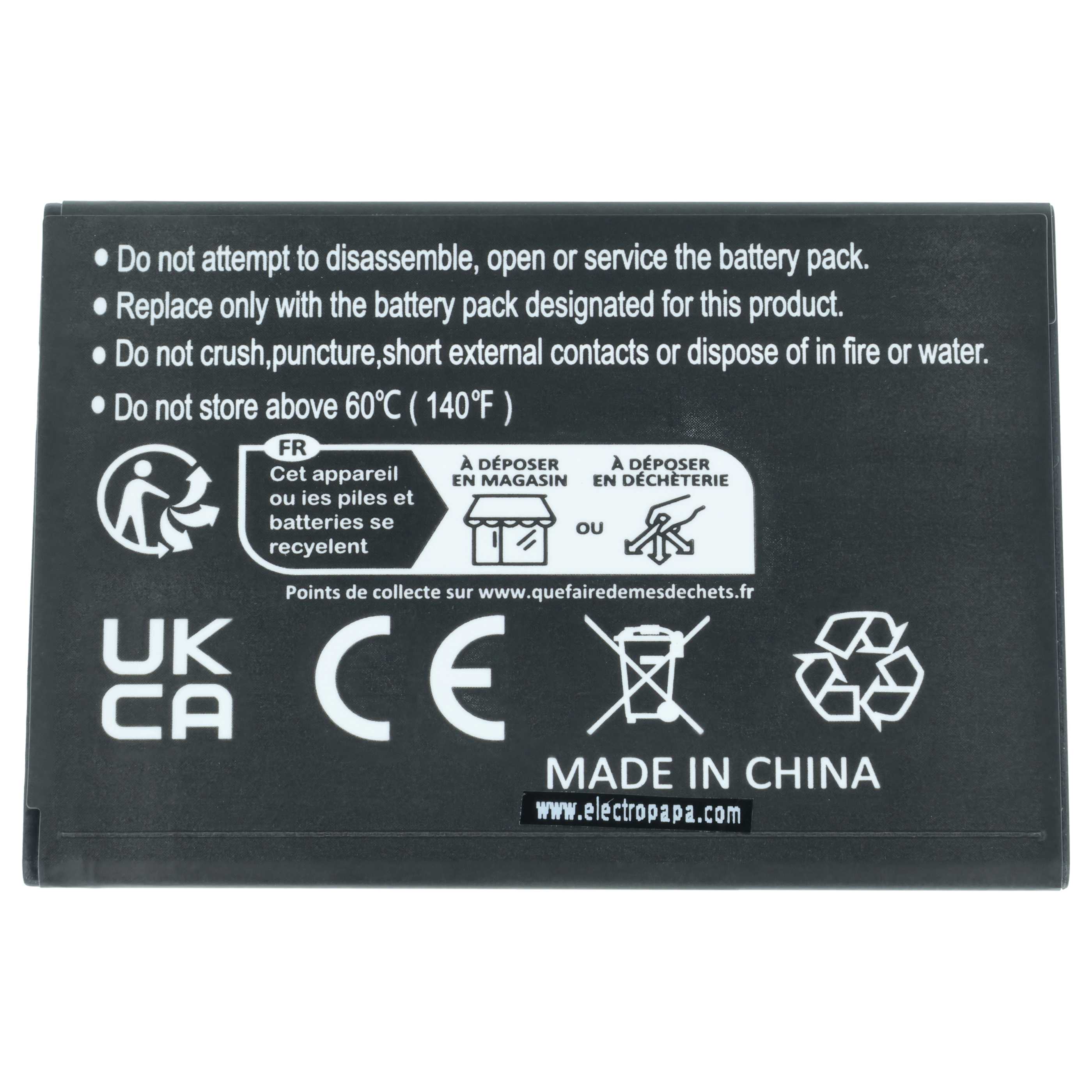 Akumulator do telefonu dla seniora zamiennik Emporia AK-S3 - 2100 mAh 3,8 V LiPo