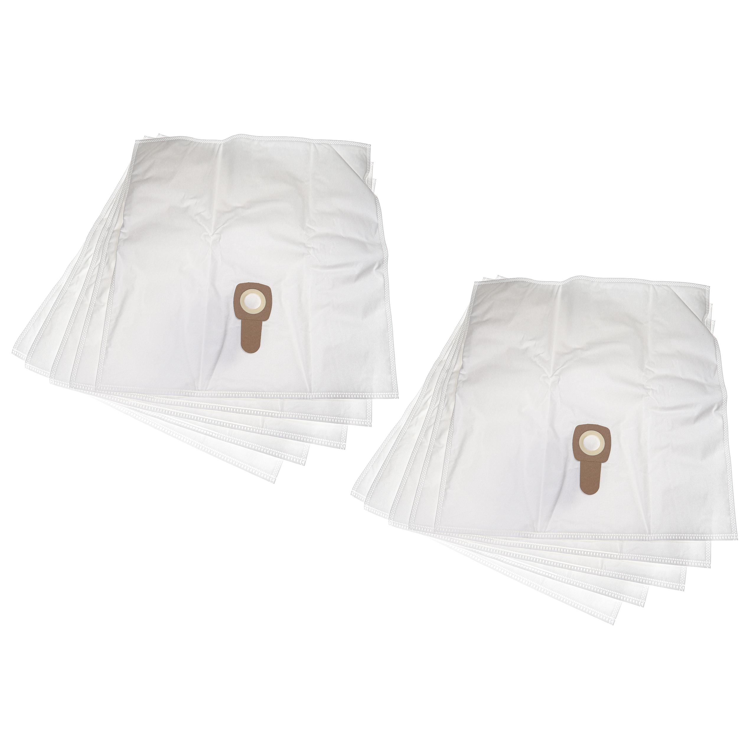 10x Sac remplace Allaway SBM-CM / série C (13 L), 1584/280689 pour aspirateur Allaway - microfibre non tissée