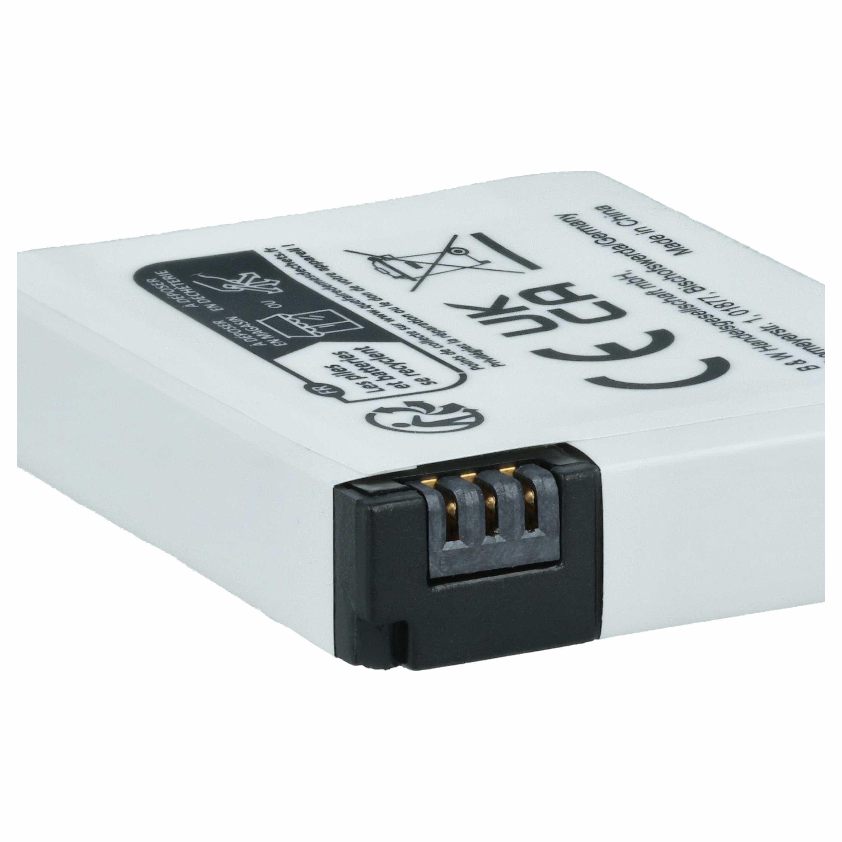 Videocamera 2x Battery replaces GoPro ABPAK-001, AHDBT-001 - 1100 mAh 3.7 V Li-Ion