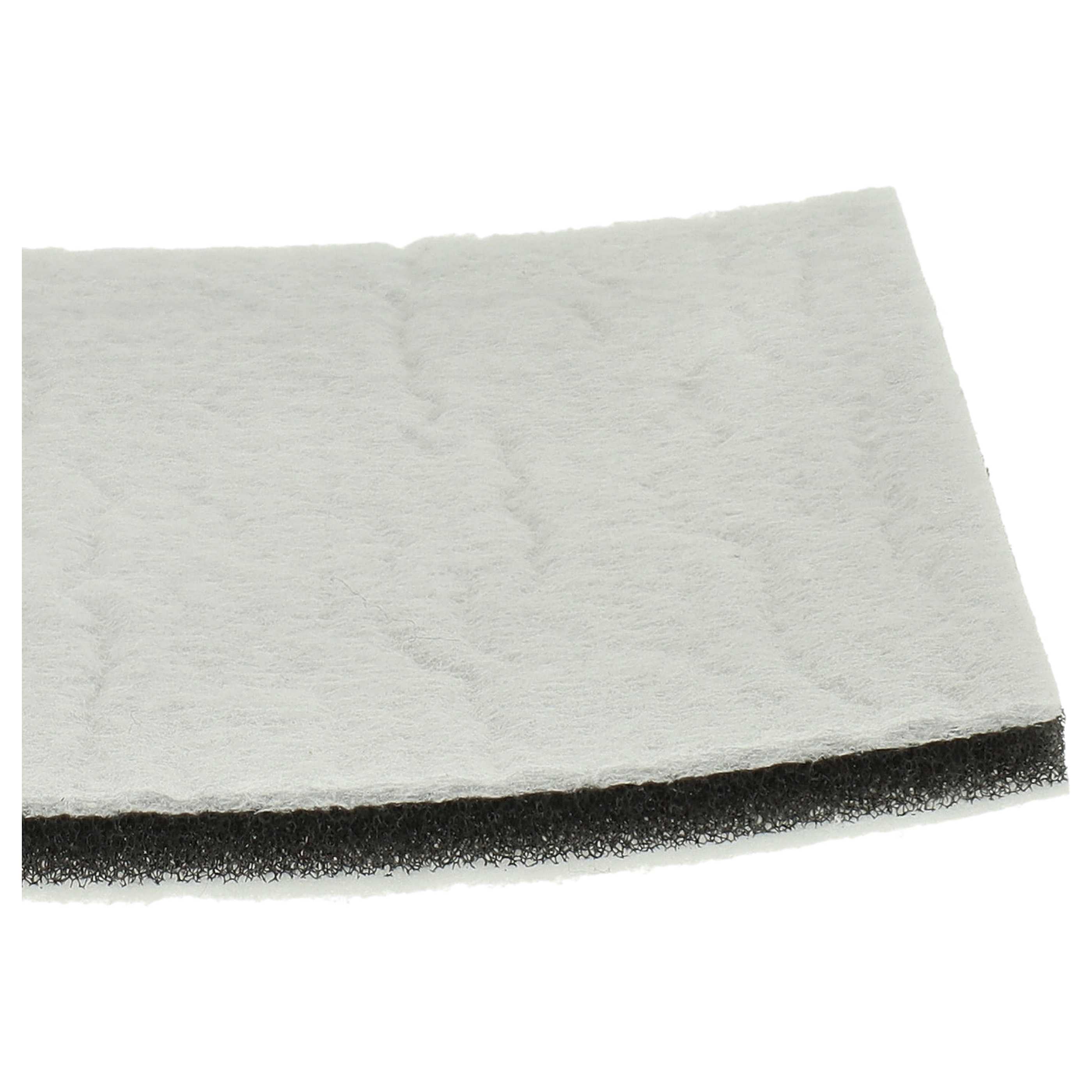 2x motor filter replaces Philips 482248010228 for Philips Vacuum Cleaner, 12.4 x 12.9 cm