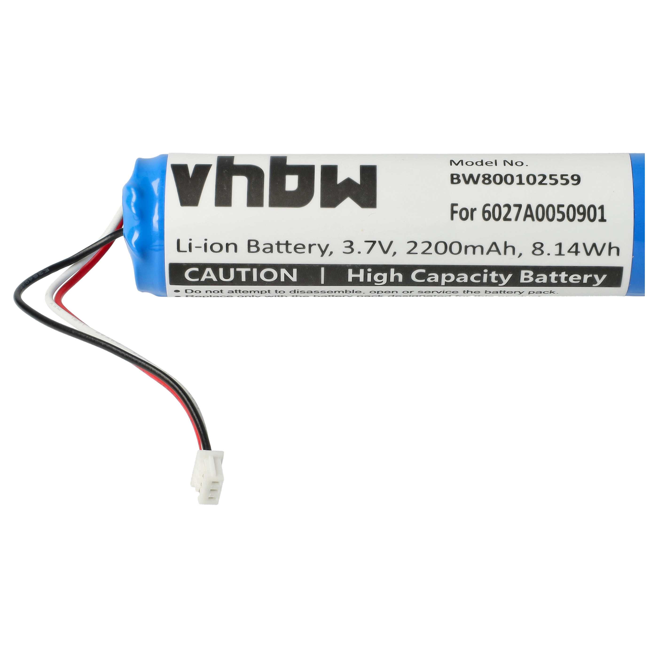 Akumulator do nawigacji GPS zamiennik TomTom MALAGA, 6027A0131301, 6027A0050901, L5 - 2200 mAh 3,7 V Li-Ion