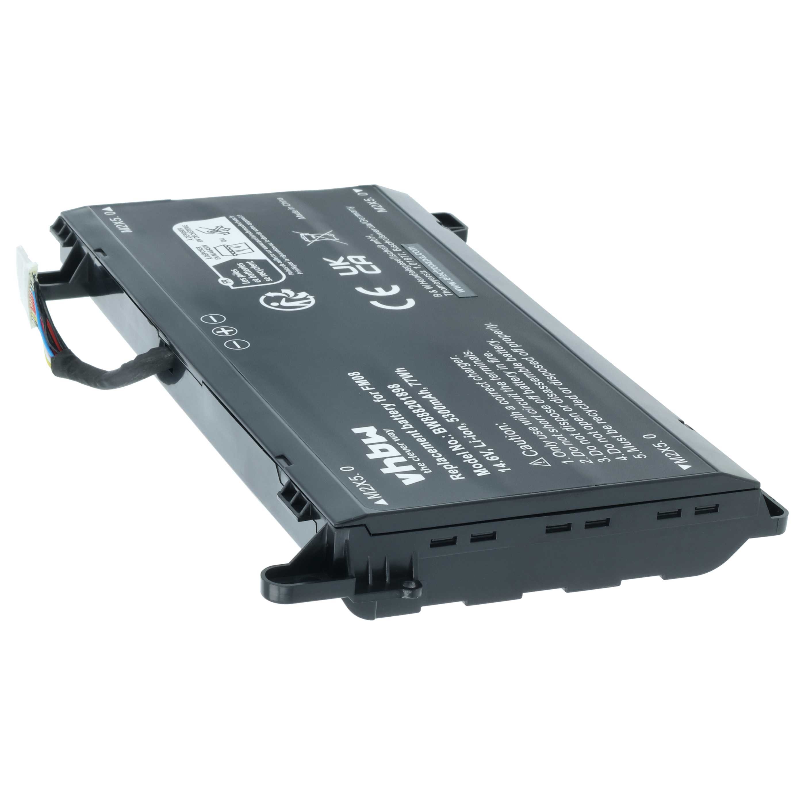 Akumulator do laptopa zamiennik HP 922753-421, 922976-855, FM08, 922752-421 - 5300 mAh 14,6 V Li-Ion, czarny