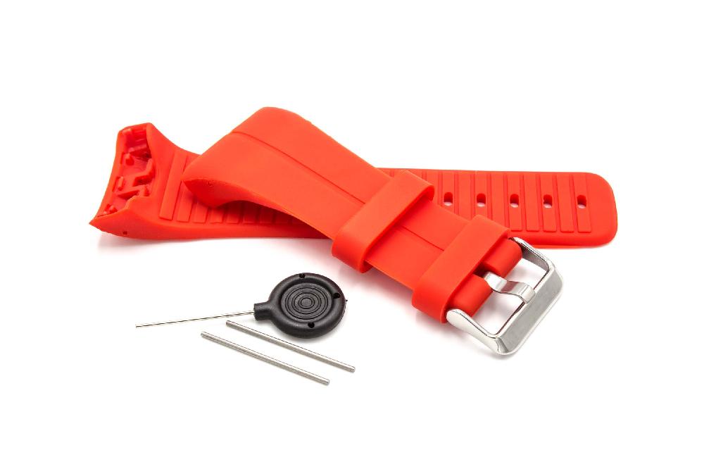 Armband für Polar Smartwatch - 9,0cm + 12,2 cm lang, rot