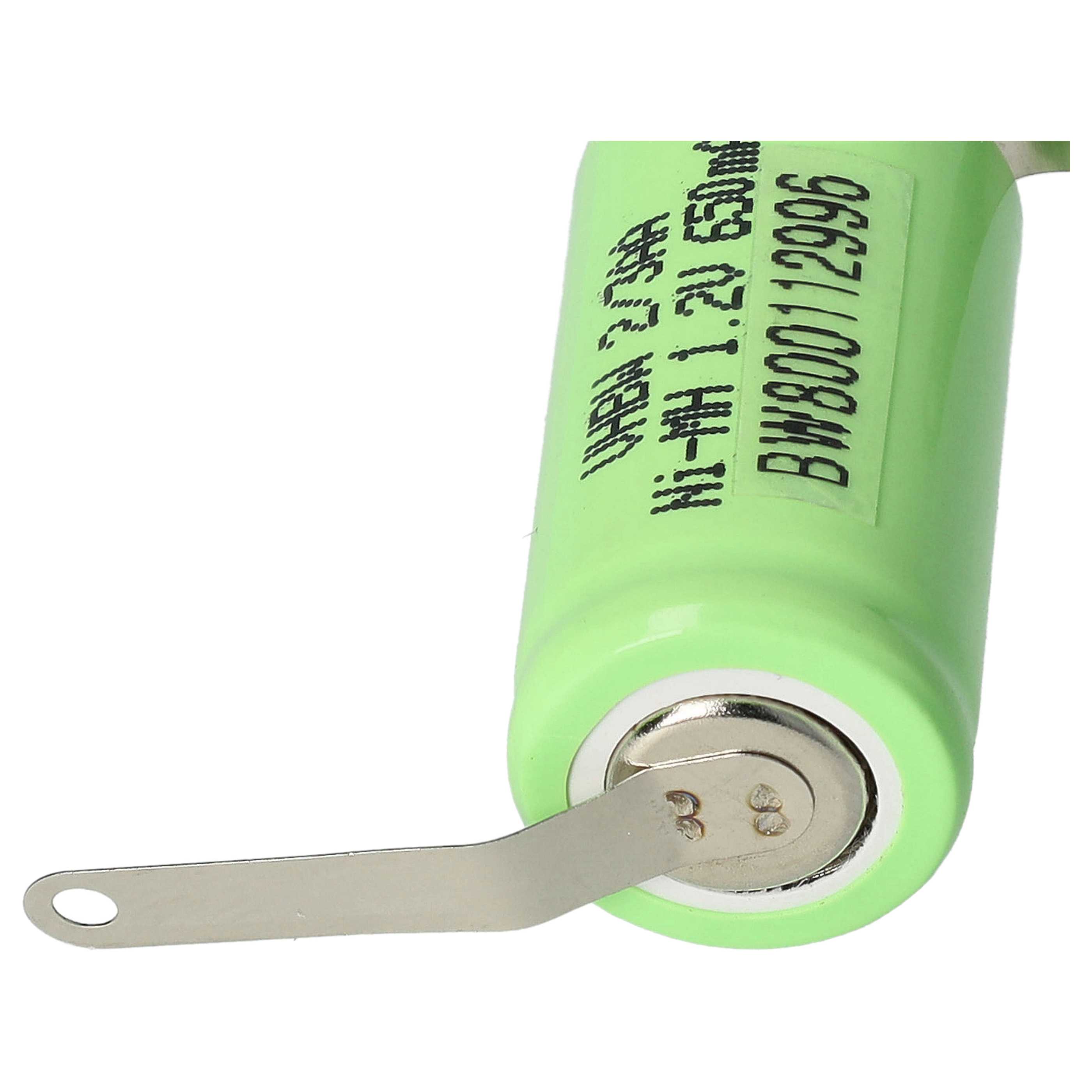 Batterie (10 pcs.) remplace 2/3AA modèle radio-télécommandé - 650mAh 1,2V NiMH