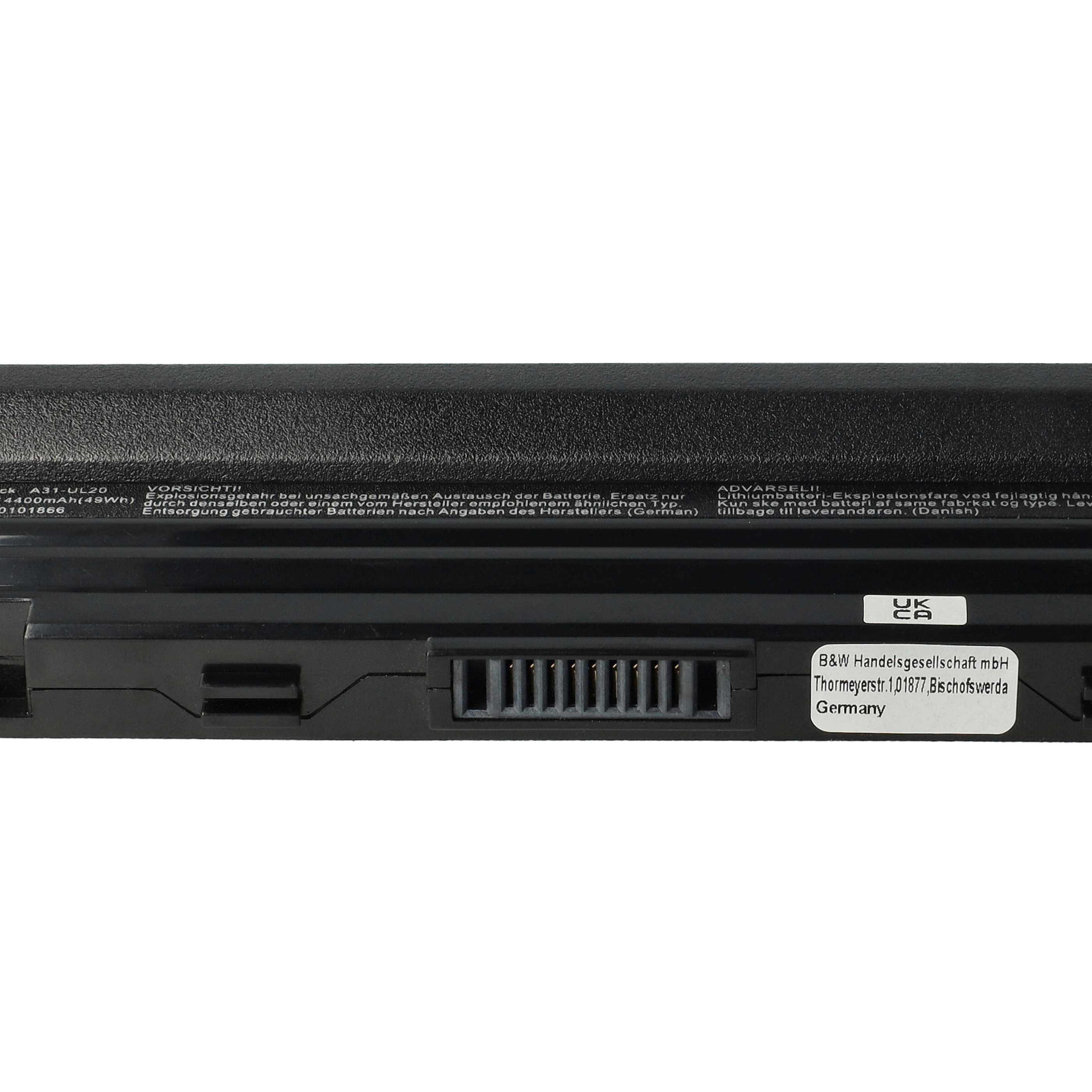 Akumulator do laptopa zamiennik Asus 07GO16EE1875M-00A20-949-114F - 4400 mAh 11,1 V Li-Ion, czarny