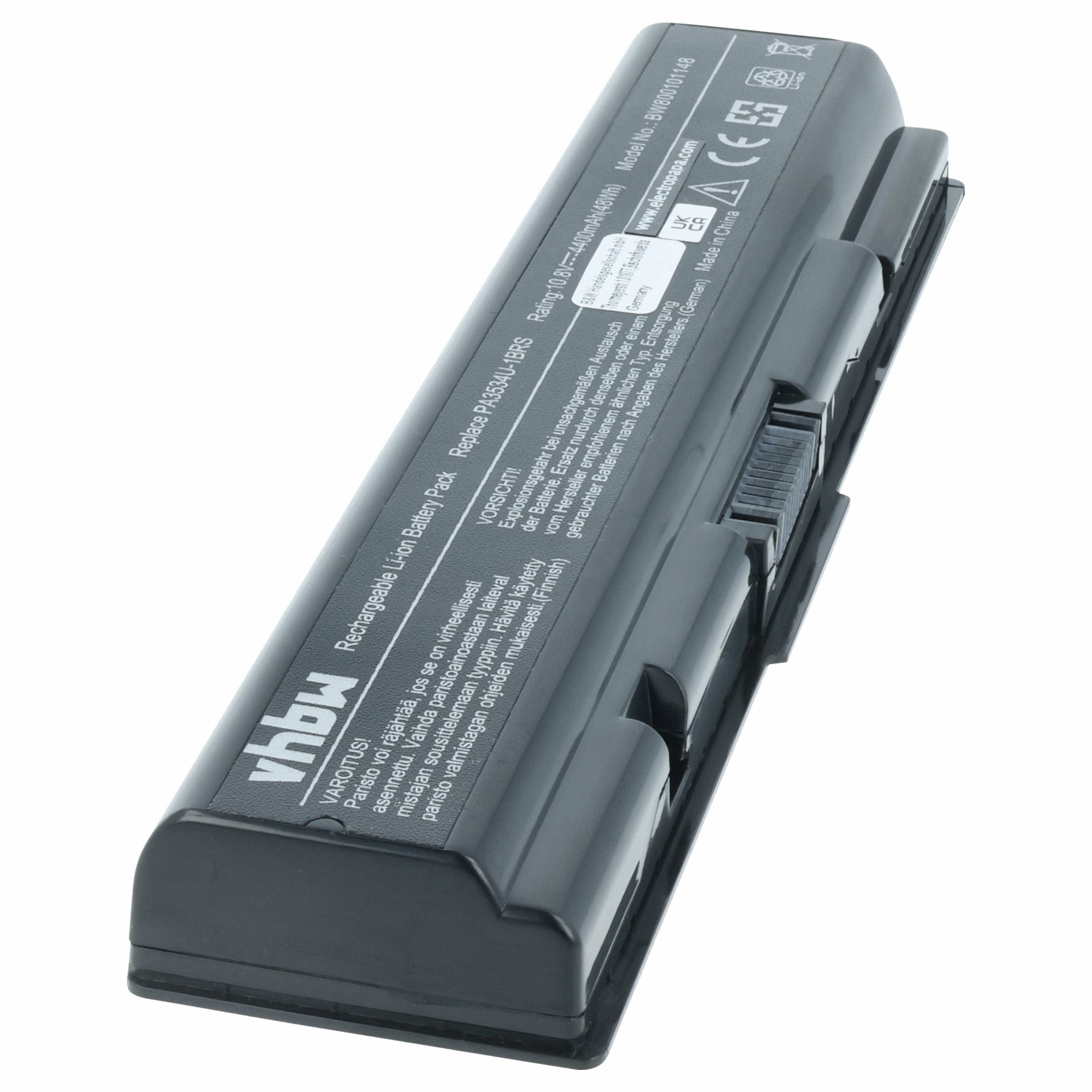 Akumulator do laptopa zamiennik Toshiba PA3533U-1BRS, PA3533U-1BAS - 4400 mAh 10,8 V Li-Ion, czarny