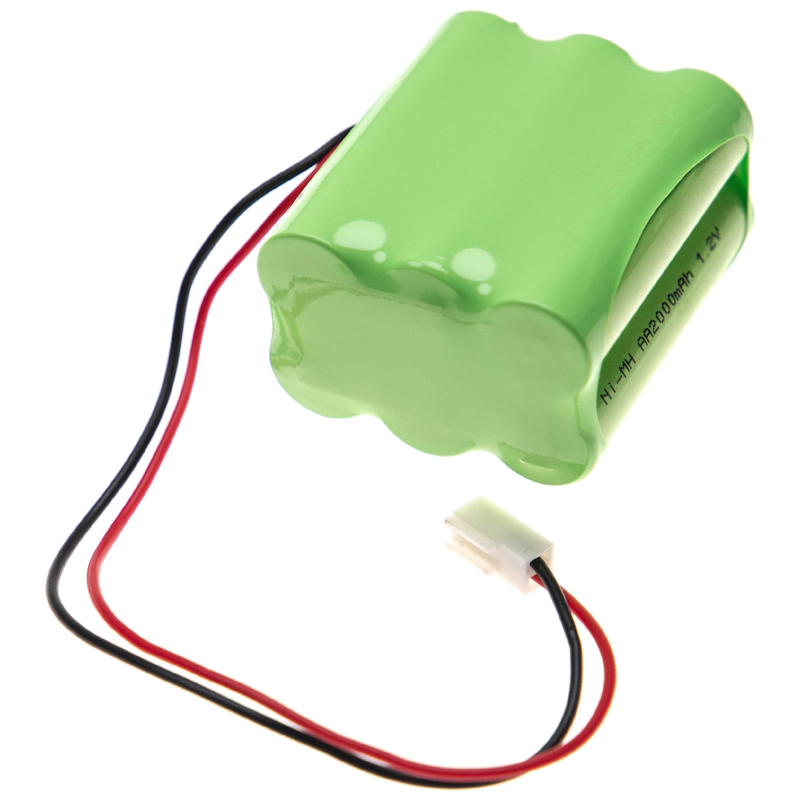Alarm System Battery Replacement for ESP / Marmitek 11AAAH6YMX, GP150AAM6YMX, GP220AAM6YMX - 2000mAh 7.2V NiMH