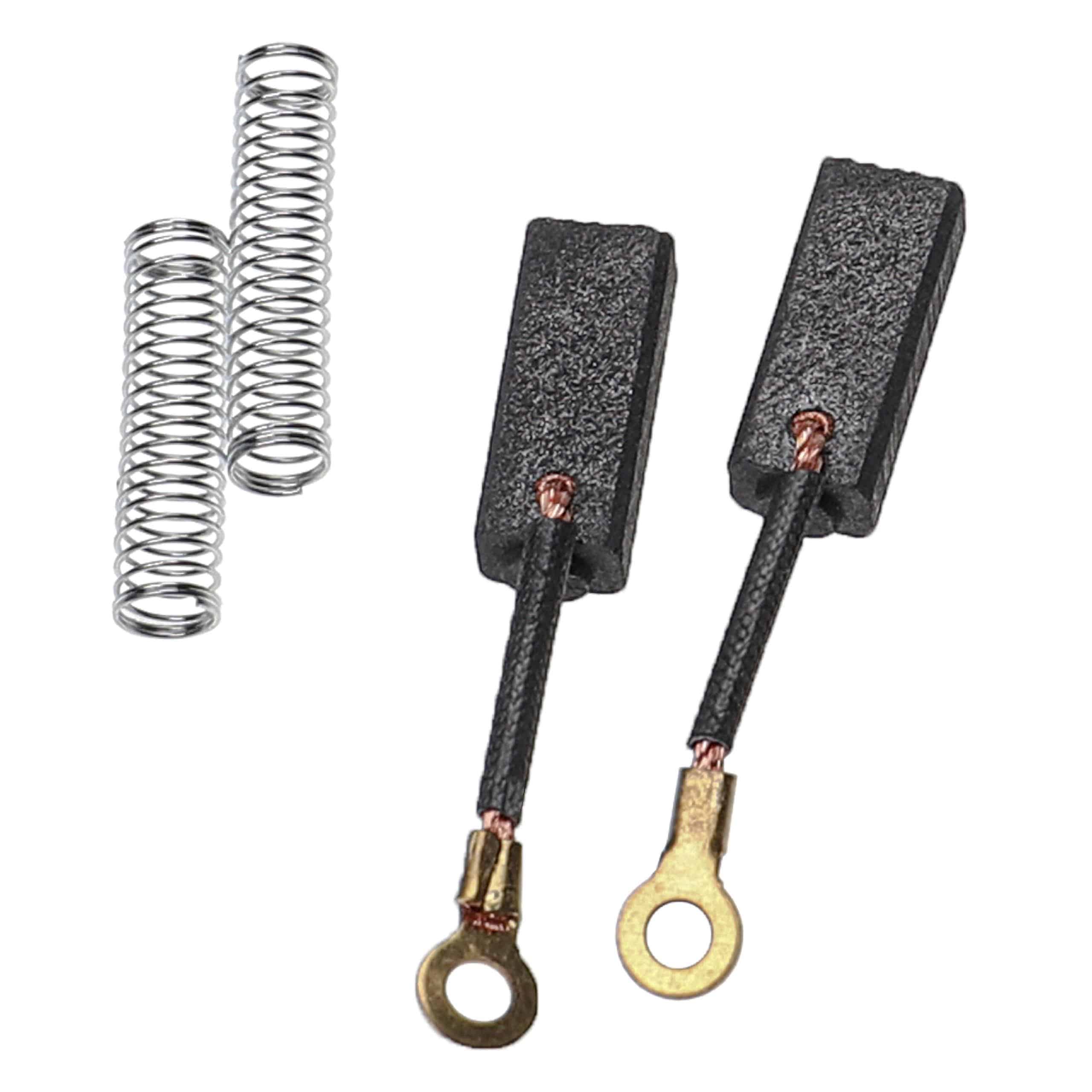 2x Carbon Brush as Replacement for MZ 0816.1-202 Electric Power Tools + Spring, 6 x 8 x 20mm