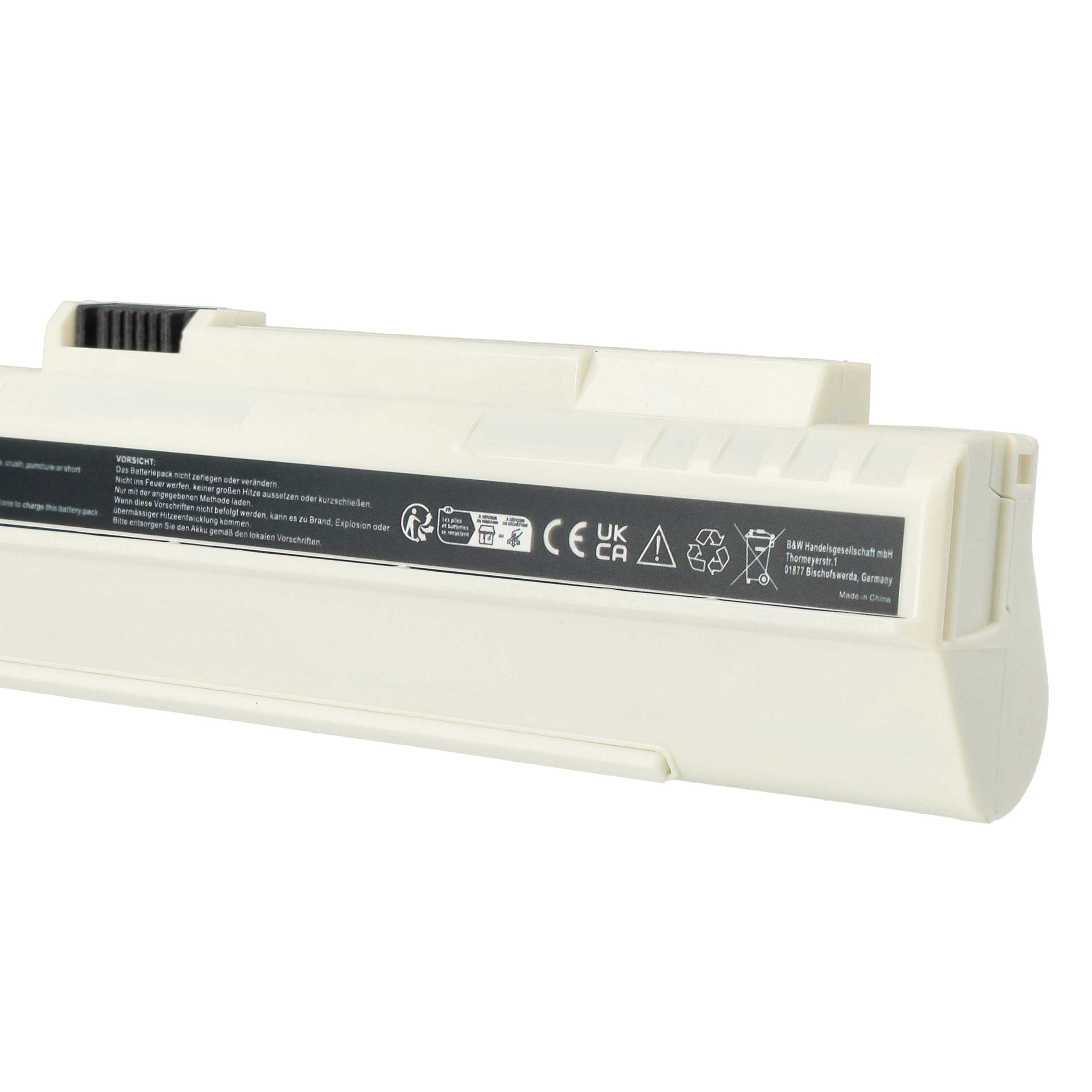 Akumulator do laptopa zamiennik Acer BT.00605.035, 934T2780F, BT.00607.039 - 4400 mAh 11,1 V Li-Ion, biały