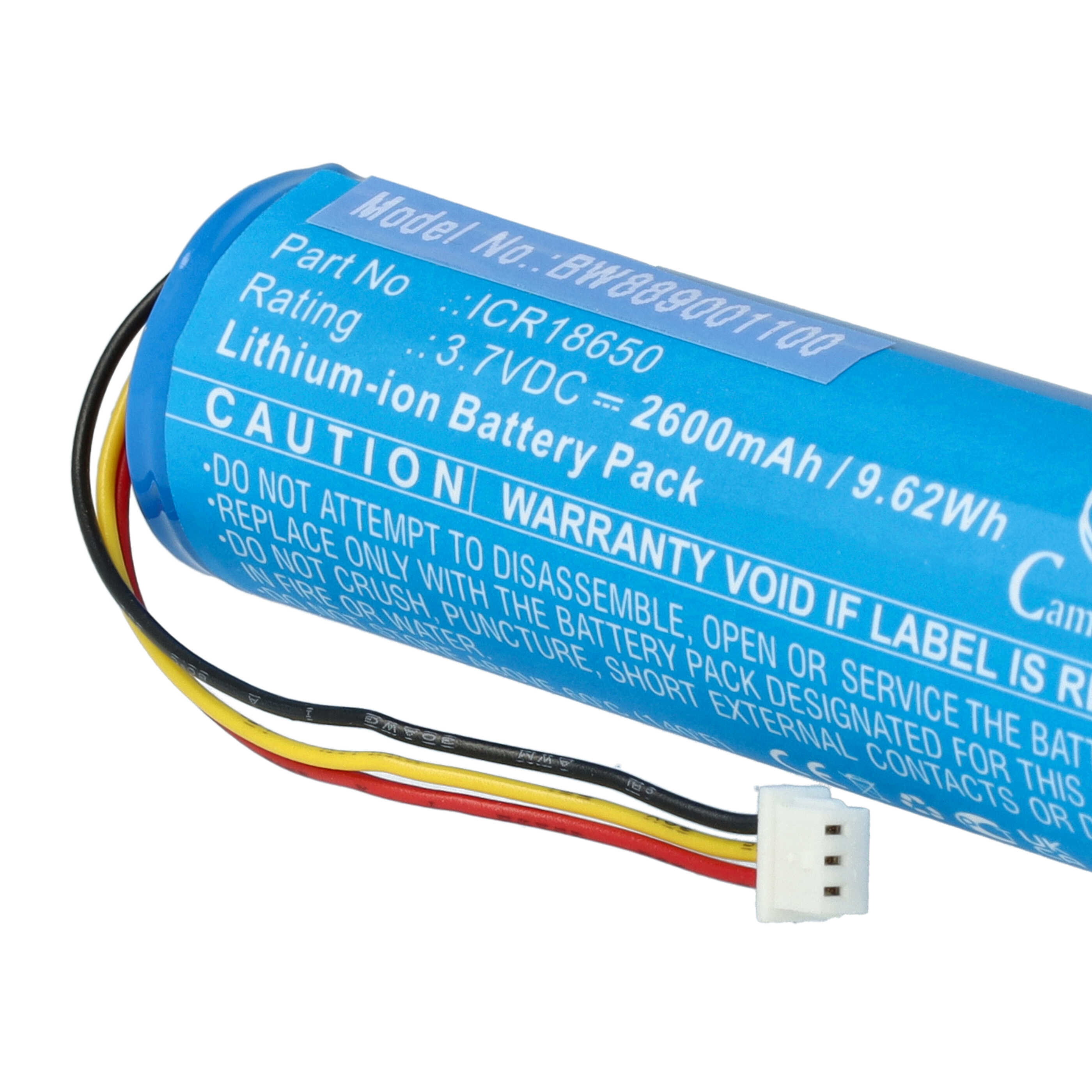 Tastatur-Akku als Ersatz für Corsair ICR18650 - 2600mAh 3,7V Li-Ion