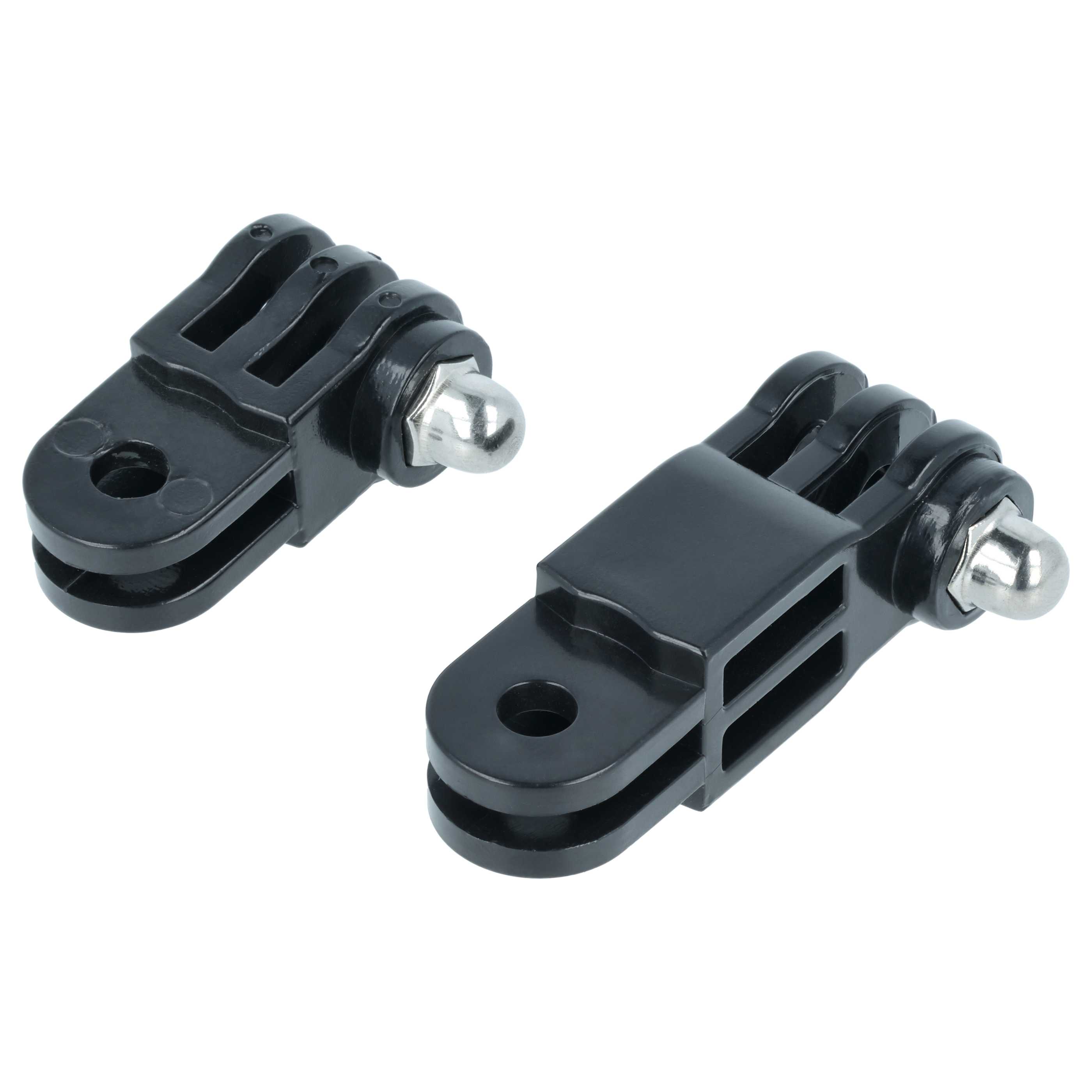 Soporte de manillar moto para cámara de acción Garmin VIRB Elite, GoPro Hero - Con brazos pivotantes giratorio