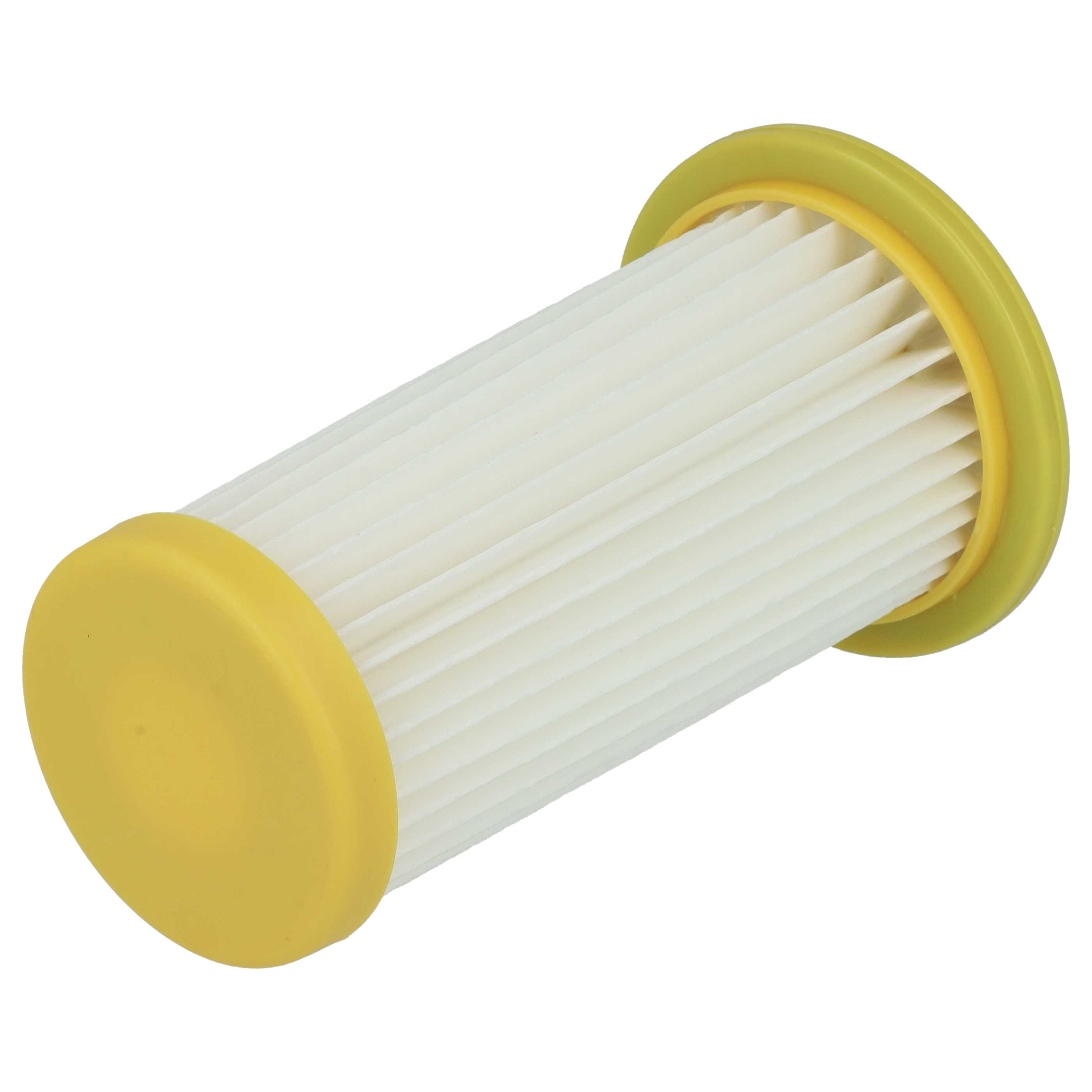 2x cartridge filter replaces Philips 432200520850 for Philips Vacuum Cleaner, white / yellow