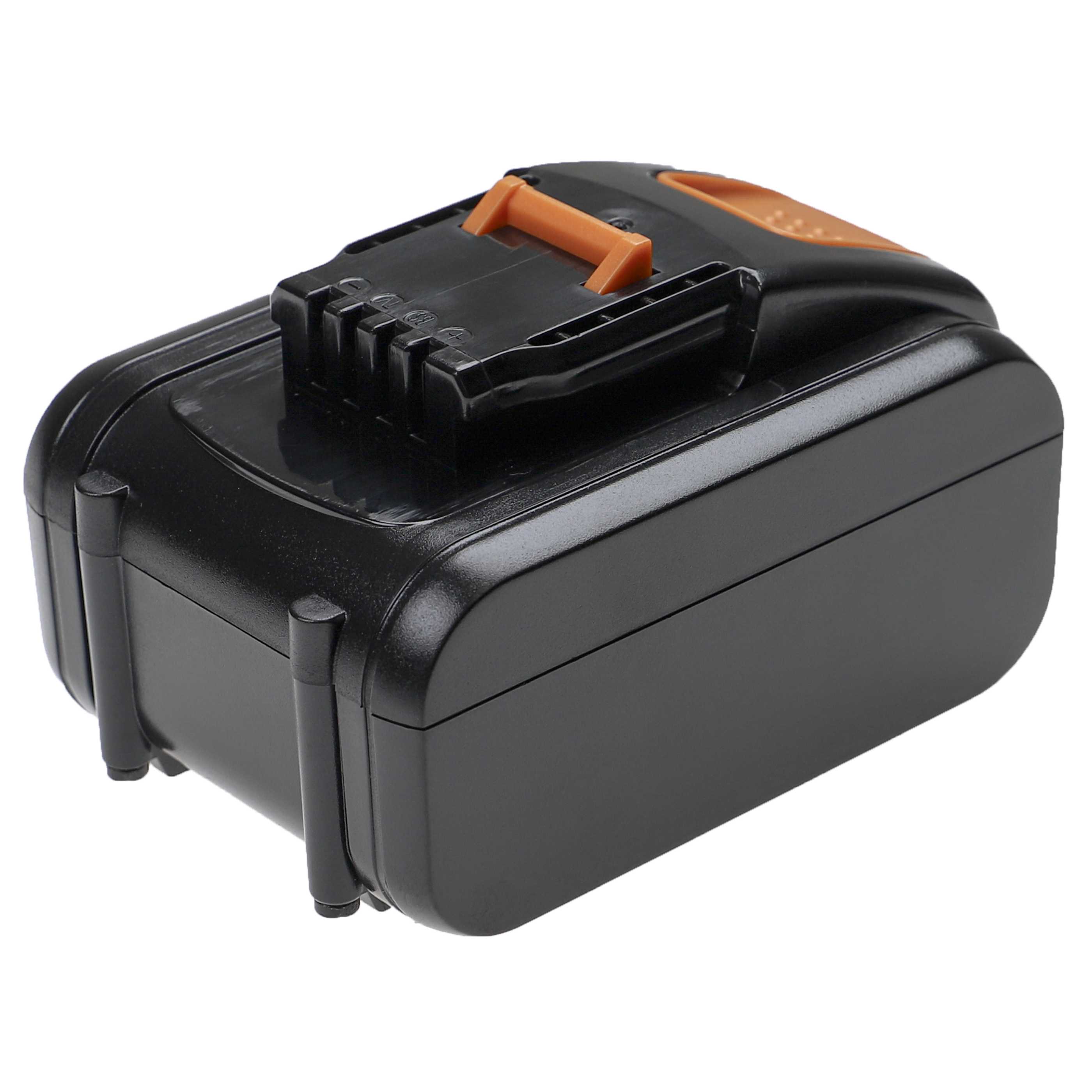 2x Battery replaces Rockwell RW9351.1 - 5 Ah 20 V Li-Ion, black / orange