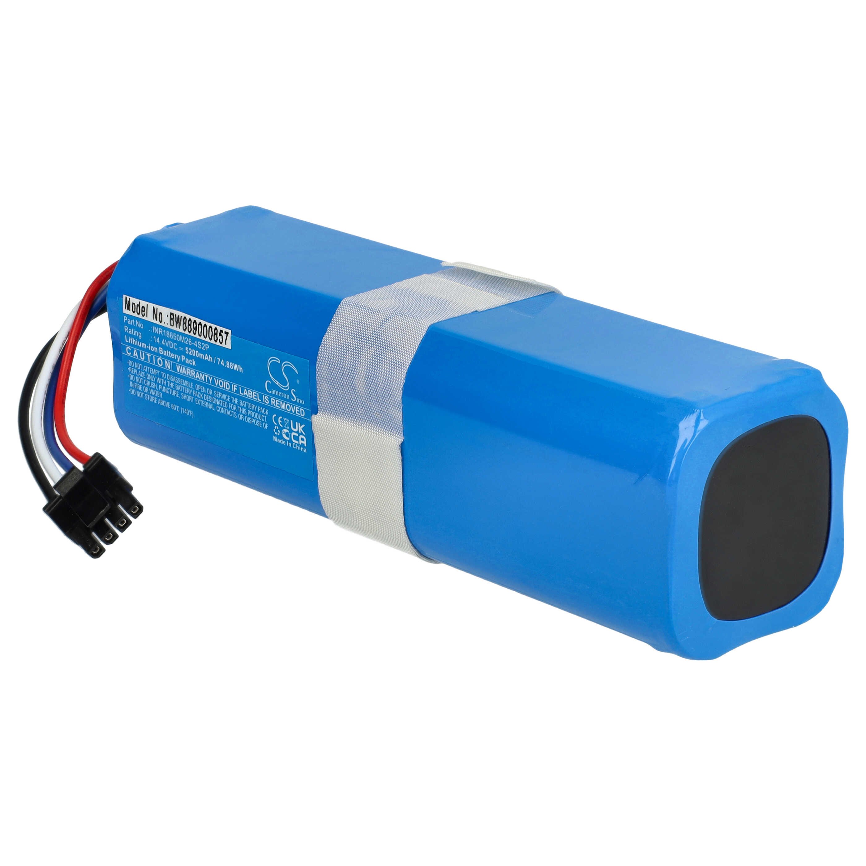 Battery Replacement for 360 INR18650 M26-4S2P, D080-4S2P for - 5200mAh, 14.4V, Li-Ion