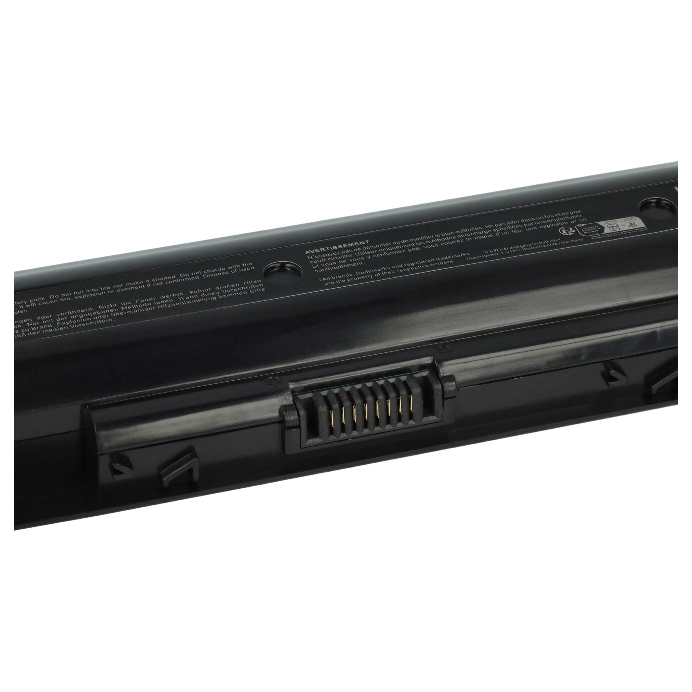 Notebook Battery replaces HP 709988-242, 709988-241, 709988-221, 709987-001 - 4400 mAh 10.8 V Li-Ion