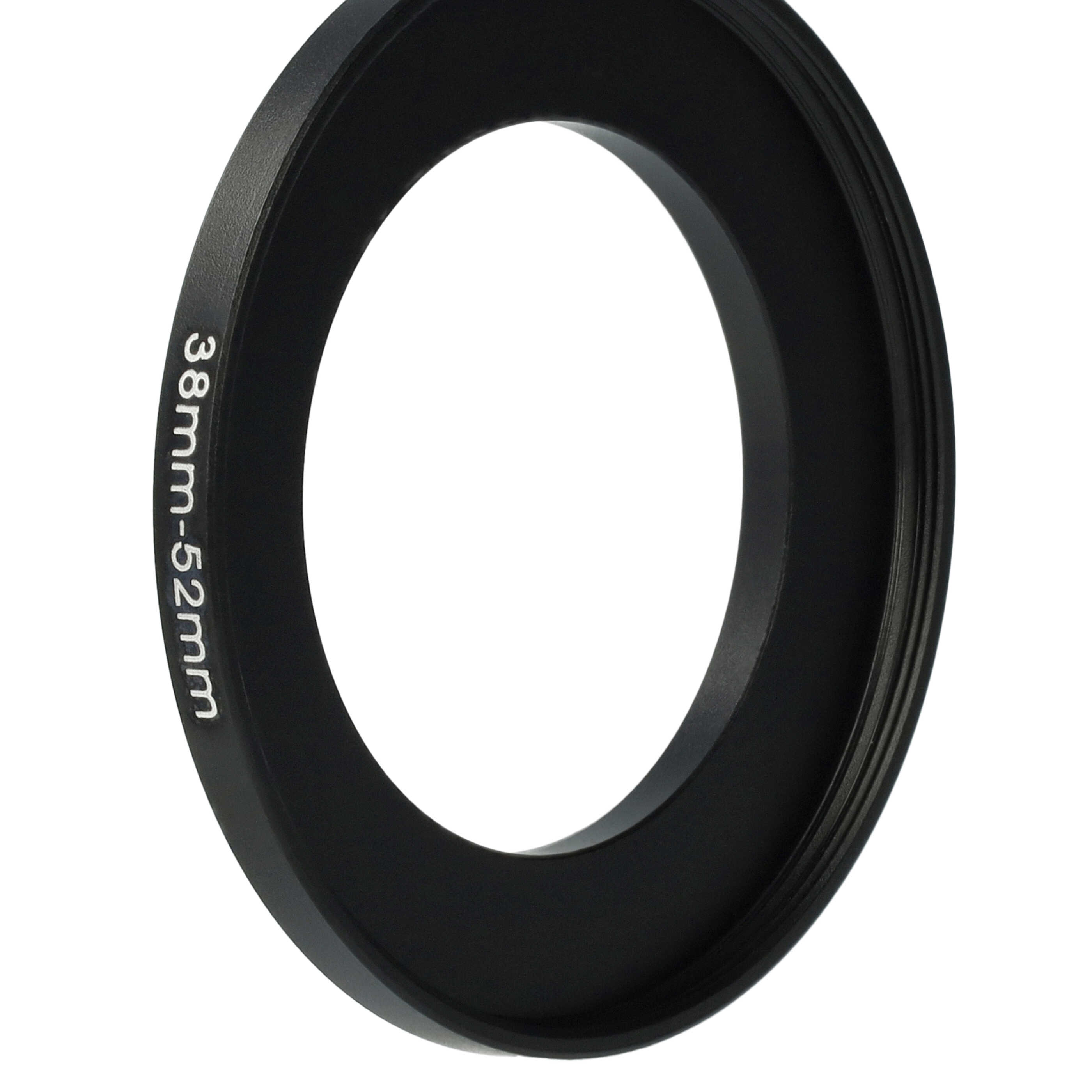 Step-Up-Ring Adapter 38 mm auf 52 mm passend für diverse Kamera-Objektive - Filteradapter