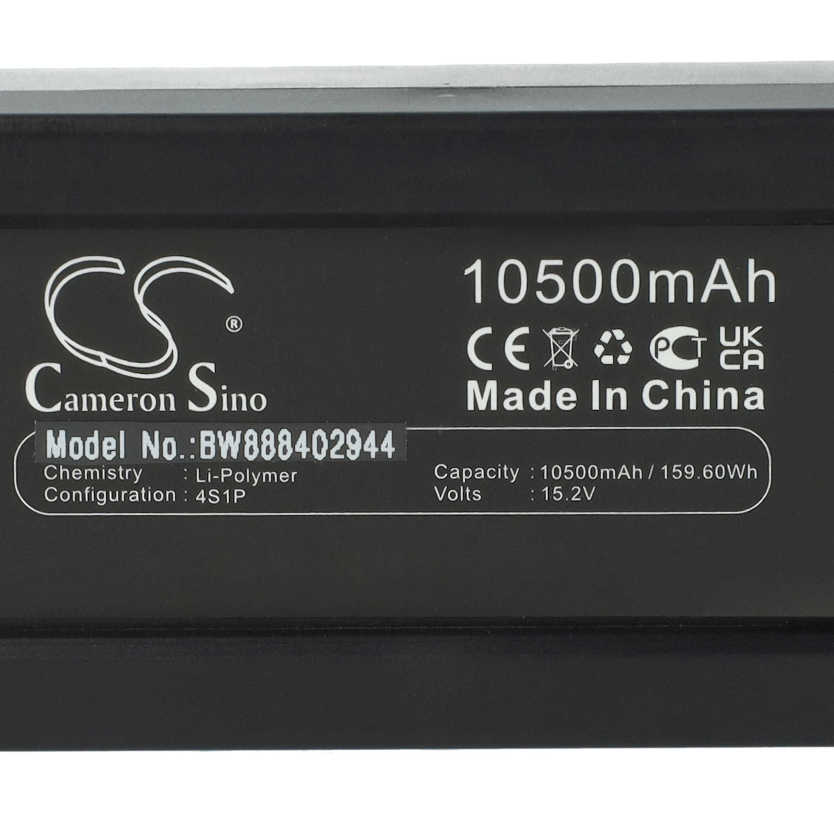 2x Batteries remplace Yuneec GFH10500, YUNH520EB4S6200 pour drone Yuneec- 10500mAh 15,2V Li-polymère