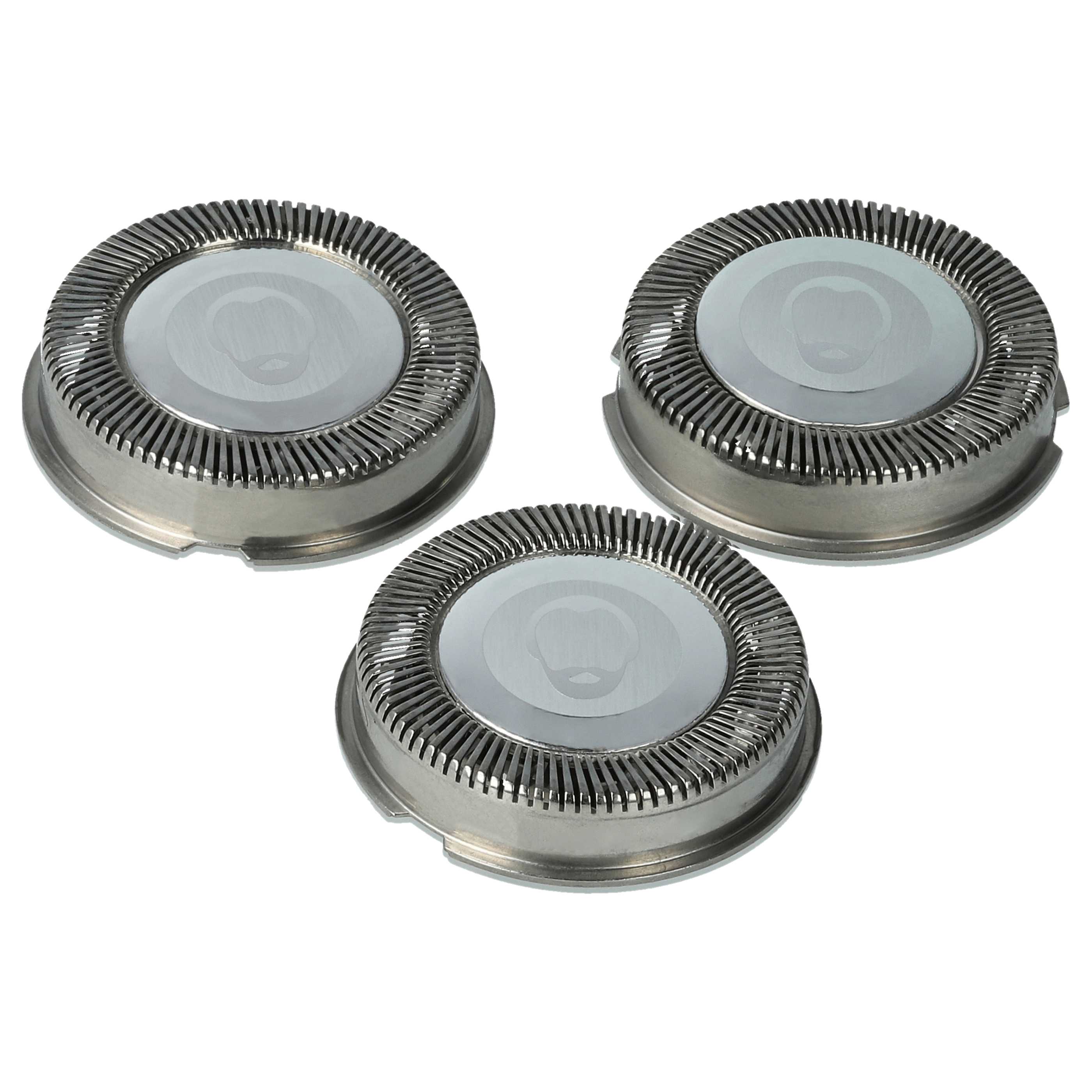 3x Set di testine sostituisce Philips HP1915L, HQ3 per rasoio Philips - argento