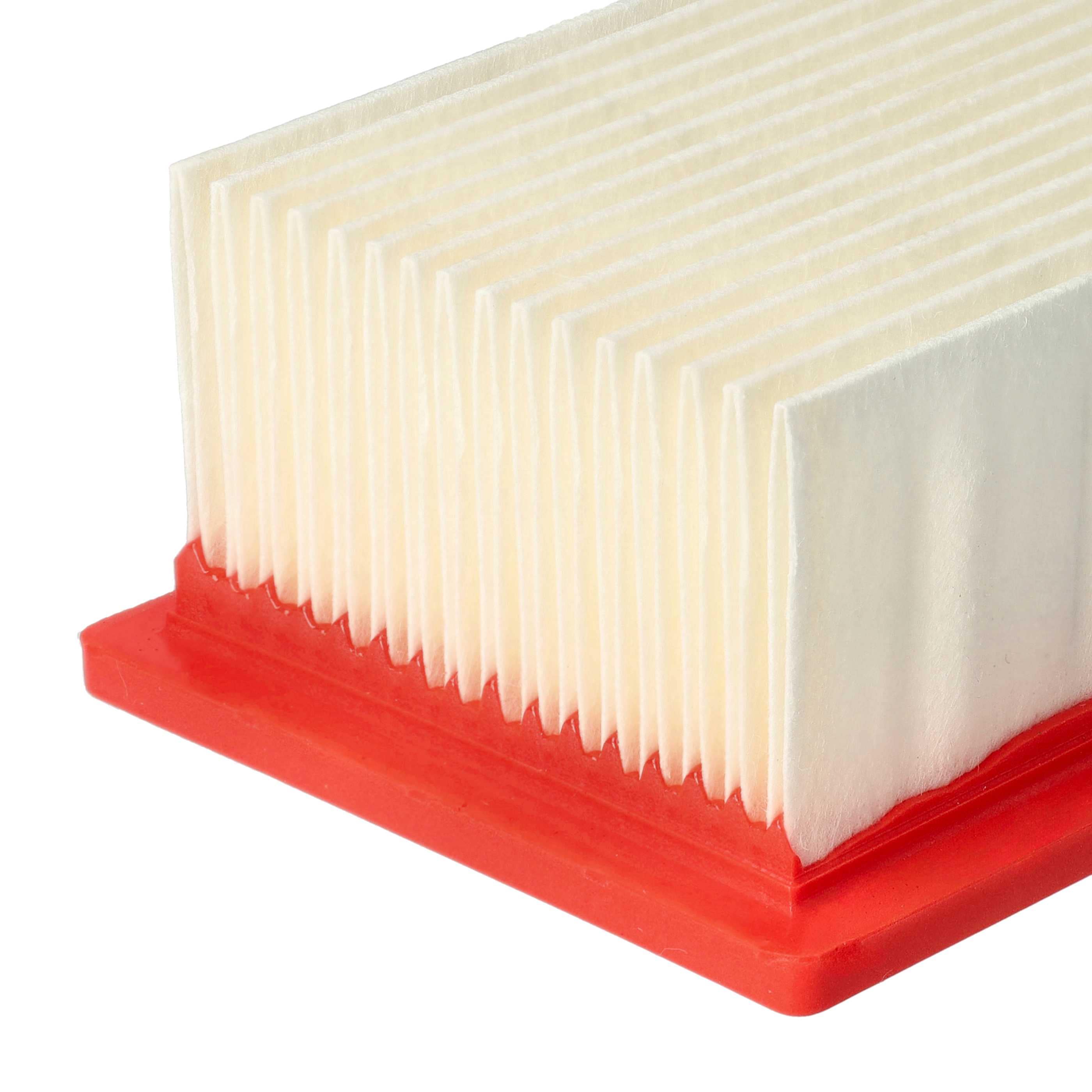2x Filter replaces Metabo 623768000 for Metabo Vacuum Cleaner, filter class HEPA