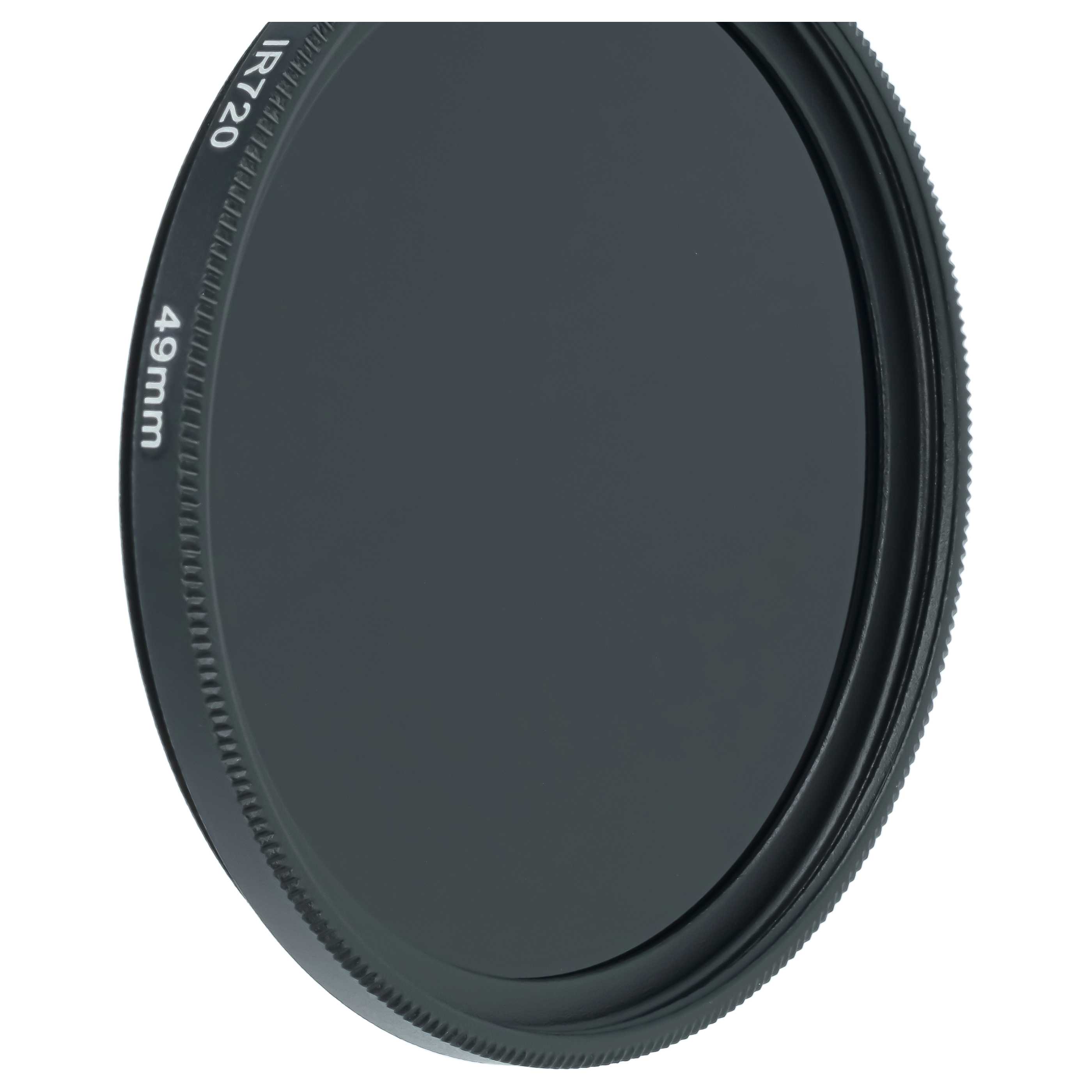 Filtr podczerwieni 720nm na obiektyw Canon PowerShot G7X Mark III, G5x, G7X, G7x Mark II - Filtr IR