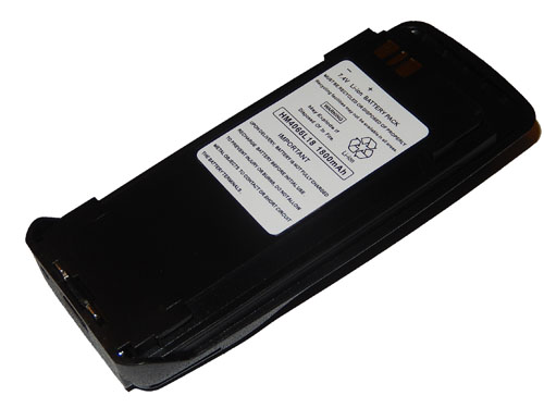 Batería reemplaza Motorola NNTN4066 para radio, walkie-talkie Motorola - 1800 mAh 7,4 V Li-Ion con clip