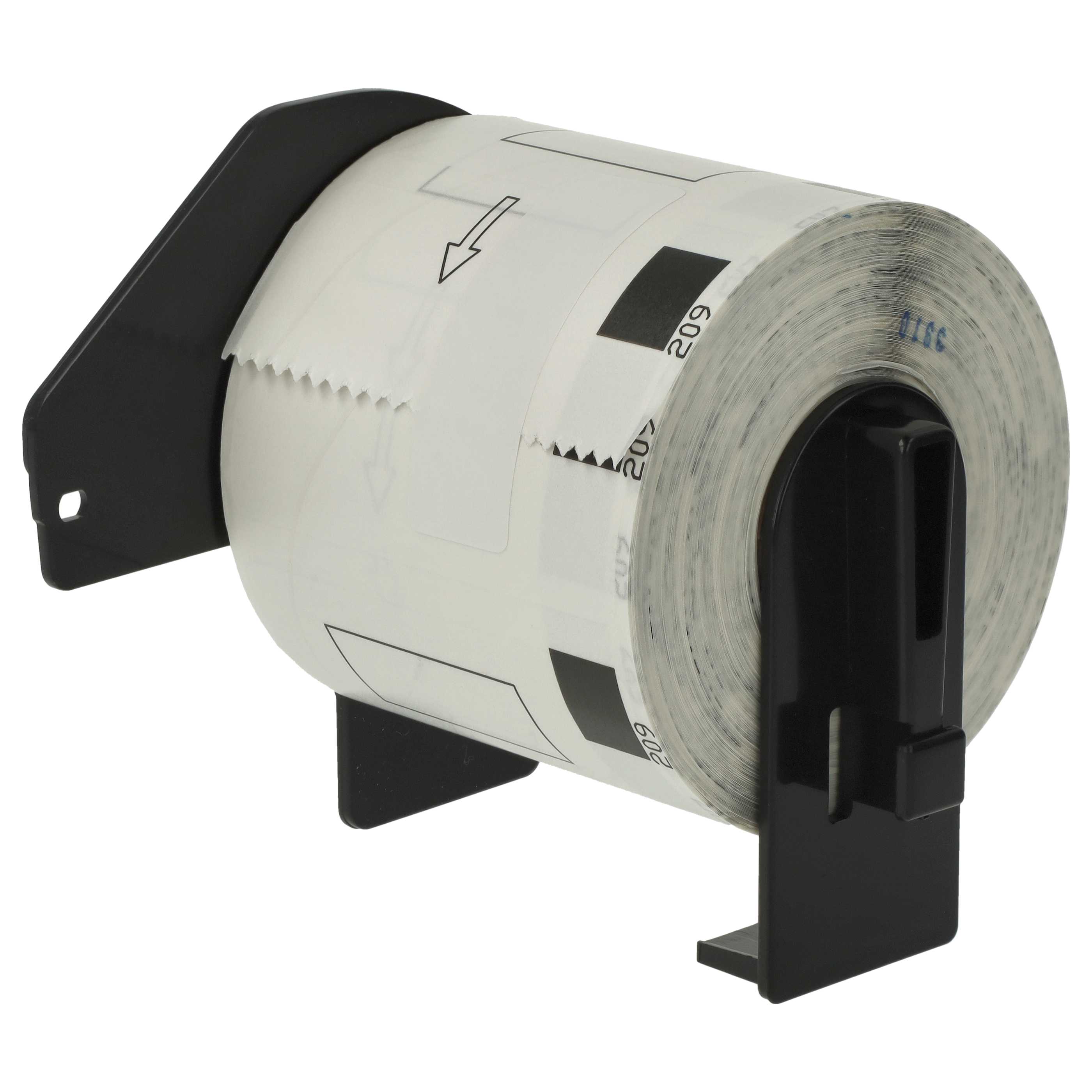 5x Label Roll replaces Brother DK-11209 Labeller - Premium 62 mm x 29 mm + Holder