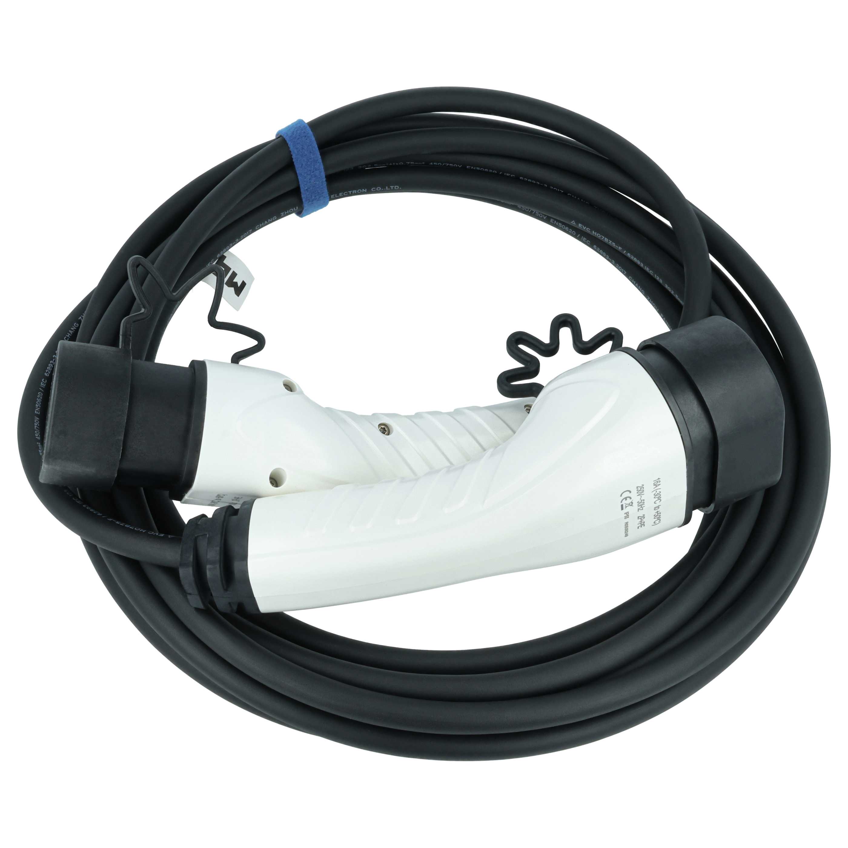 Charging Cable - Type 2 to Type 2 Cable, Single-Phase, 16 A, 3.5 kW, 7 m