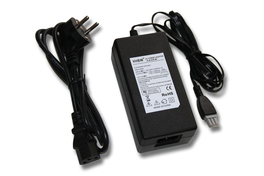 Mains Power Adapter replaces HP 0950-4466, 0957-2153, 0957-2146, 0957-2094, 0957-2083 for Printer - 200 cm