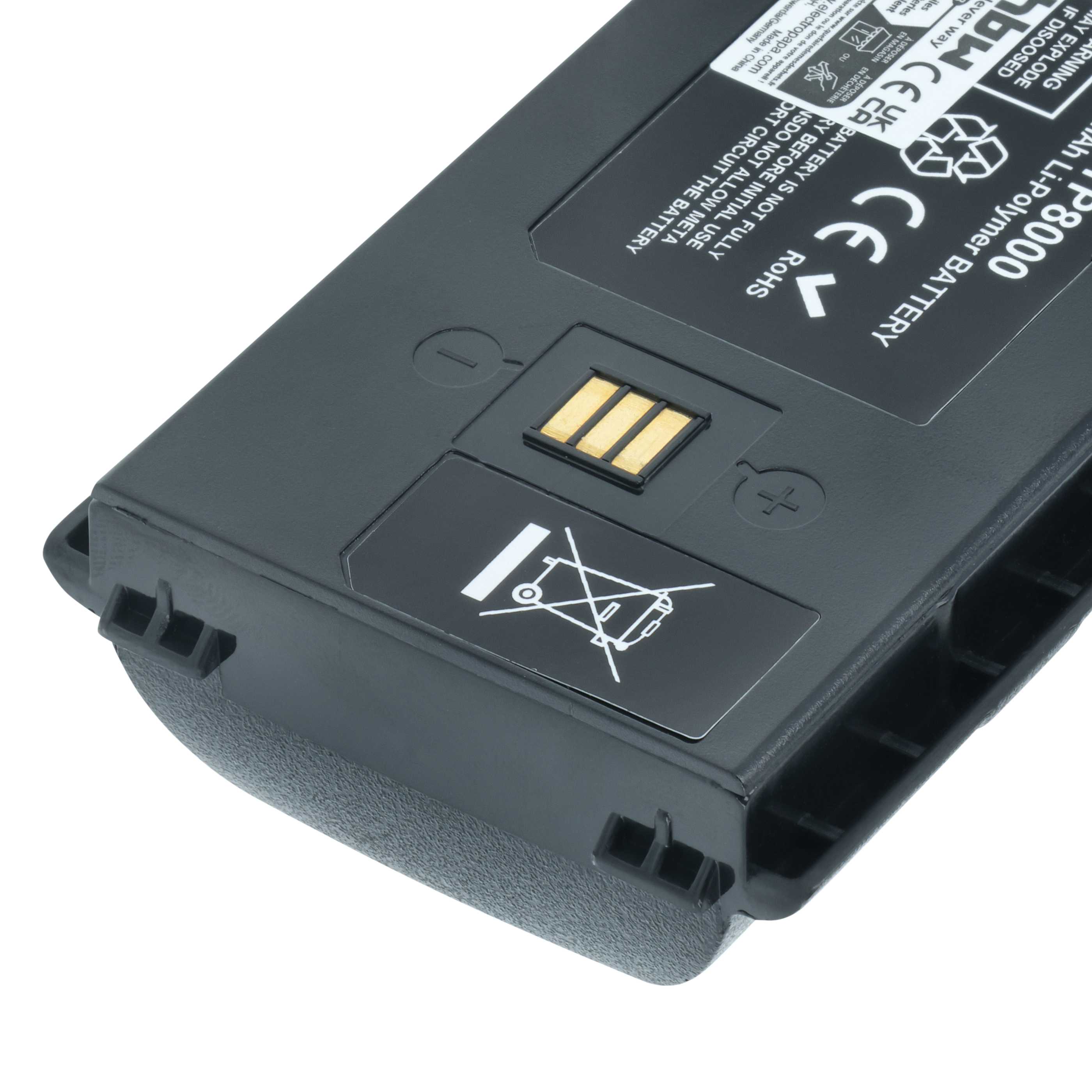 Radio 5x Battery replaces Sepura 300-01174, 300-01175, 300-00635, 300-00631, 300-00634 - 3300 mAh 7.4 V Li-Ion