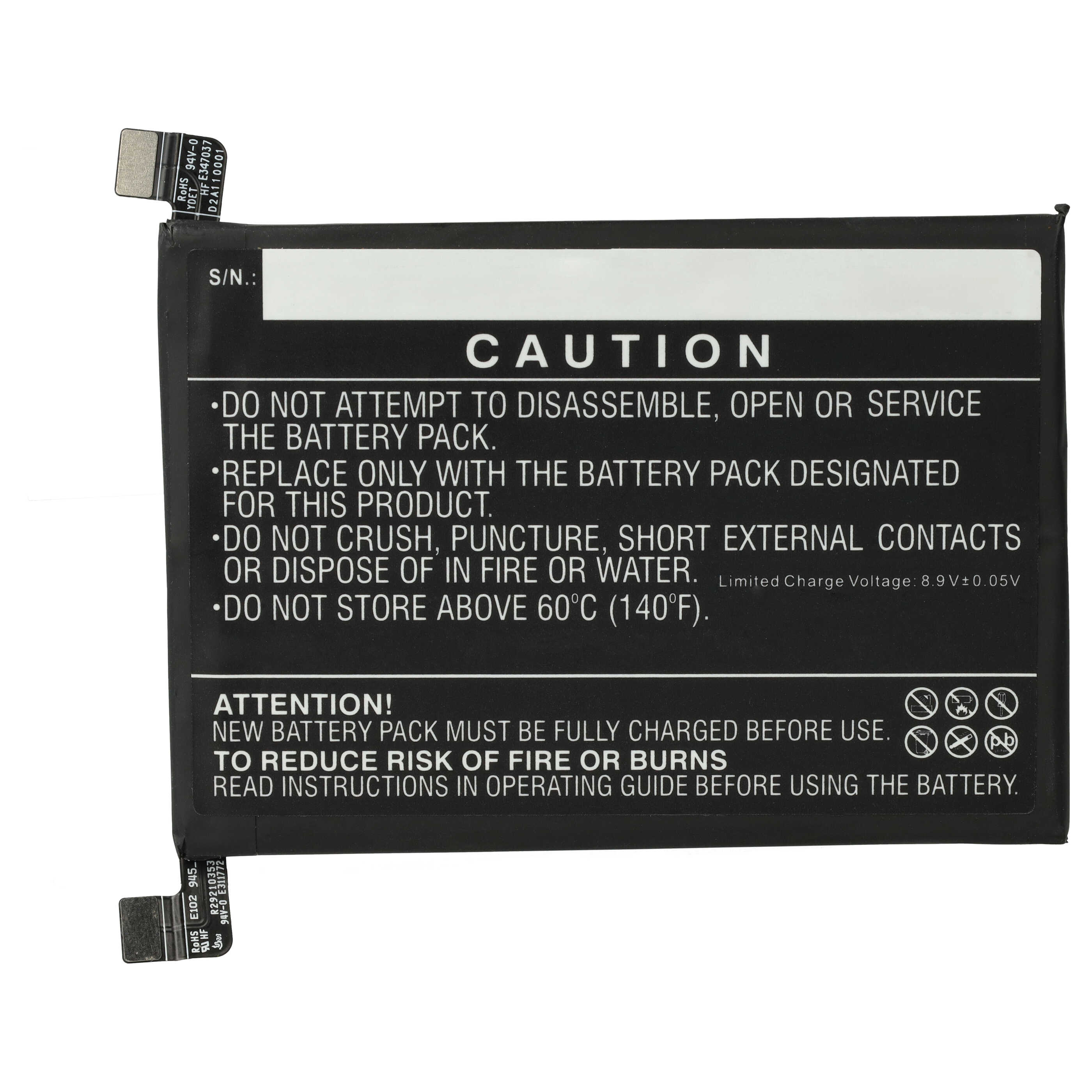 Akumulator do telefonu smartfona zamiennik OnePlus BLP945 - 2350 mAh 7,74 V LiPo