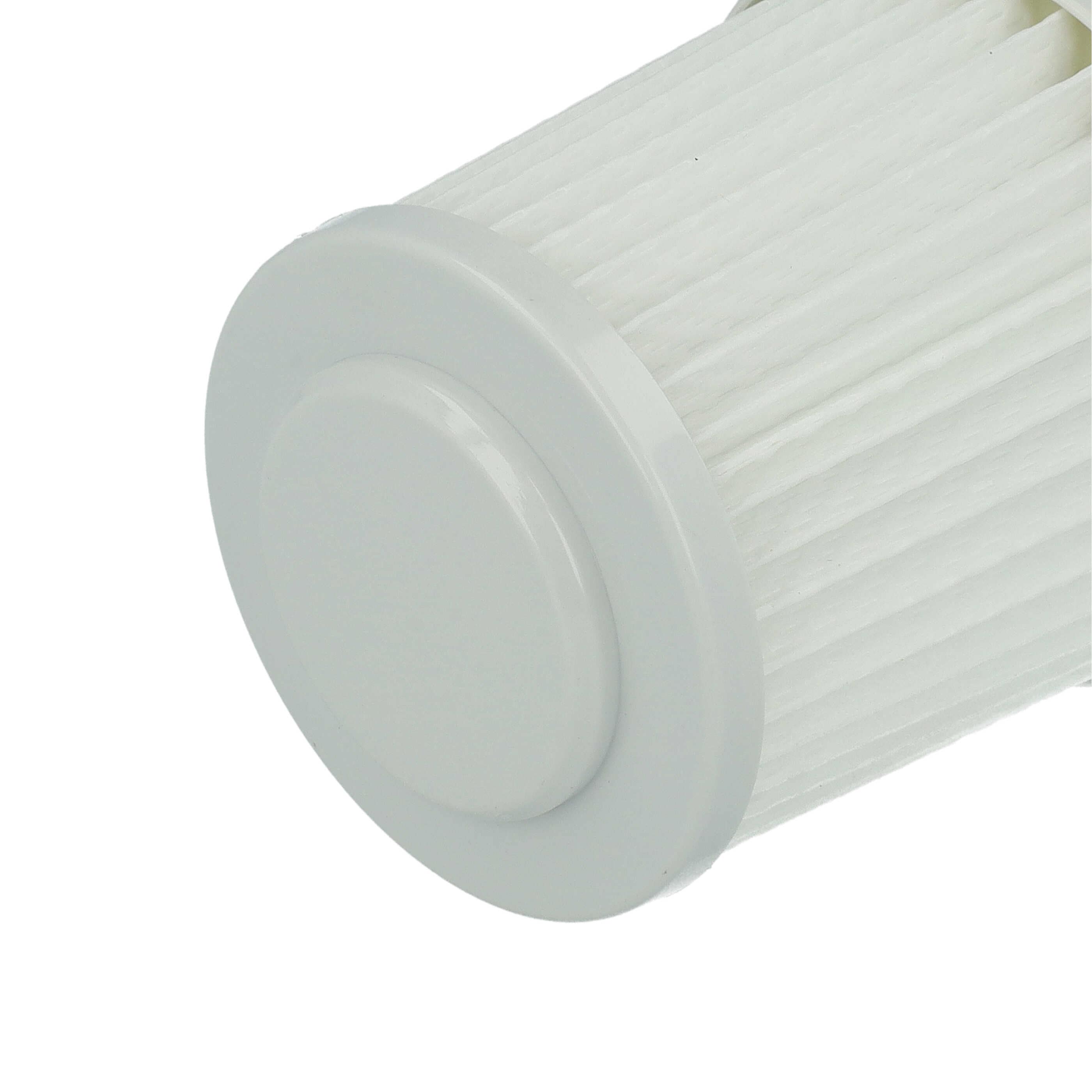 2x Filterfilter replaces Black & Decker FVF100 for Black & Decker Vacuum Cleaner, black / white