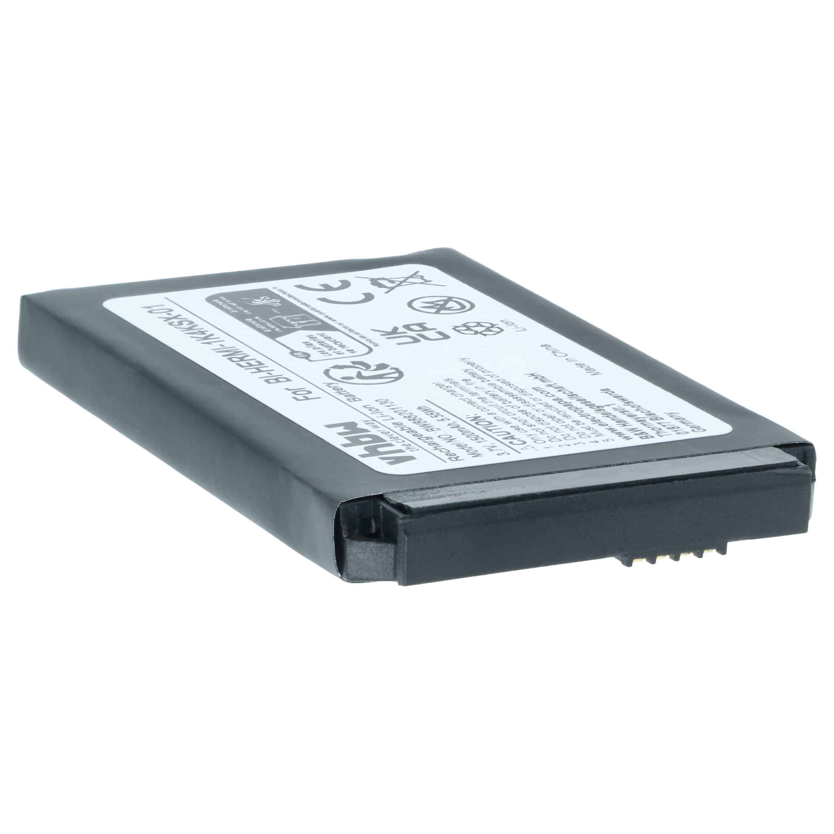 2x Batteries remplace Cisco BI-HERMI-1K4KSX-01 pour téléphone Cisco - 1500mAh 3,7V Li-ion