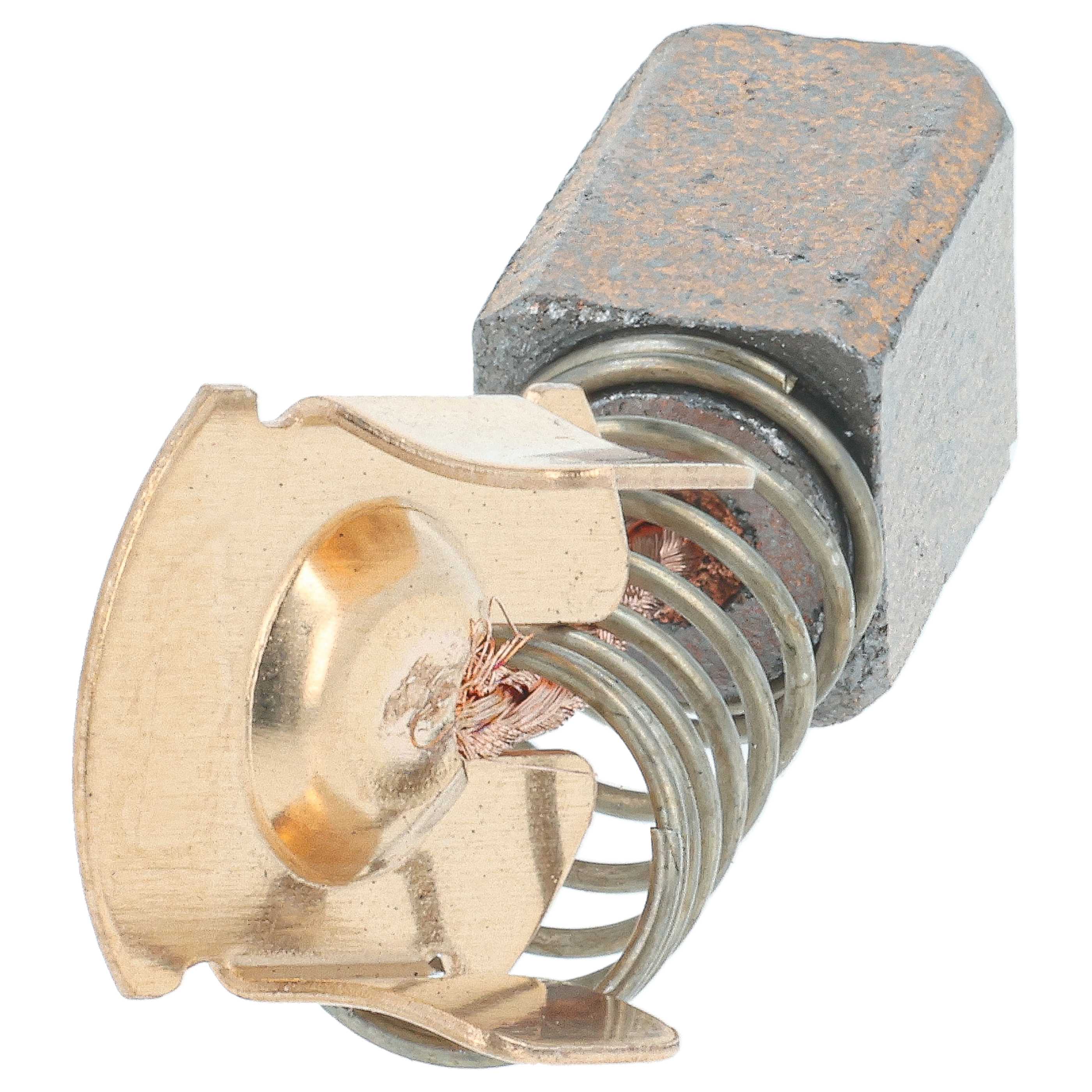2x Szczotka węglowa zam. Makita CB-430, 191971-3 + sprężyna, 7 x 7,3 x 11 mm
