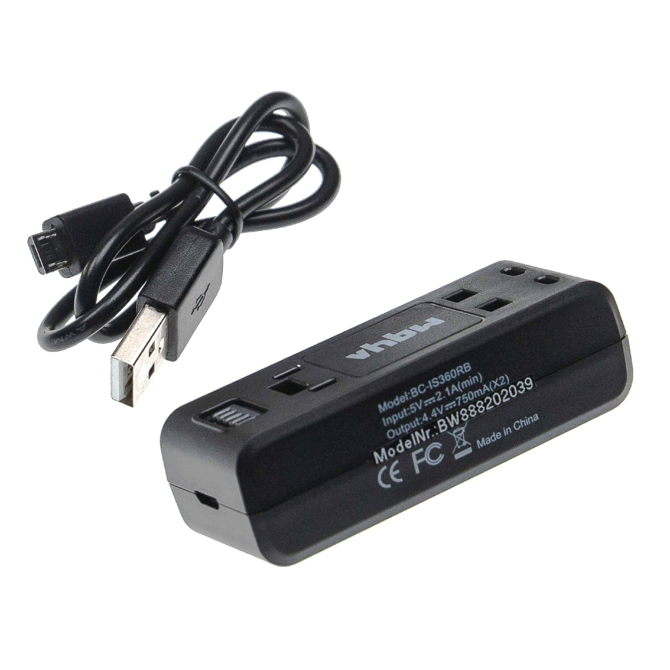Battery Charger suitable for Insta360 R Camera - 0.75 A, 4.4 V