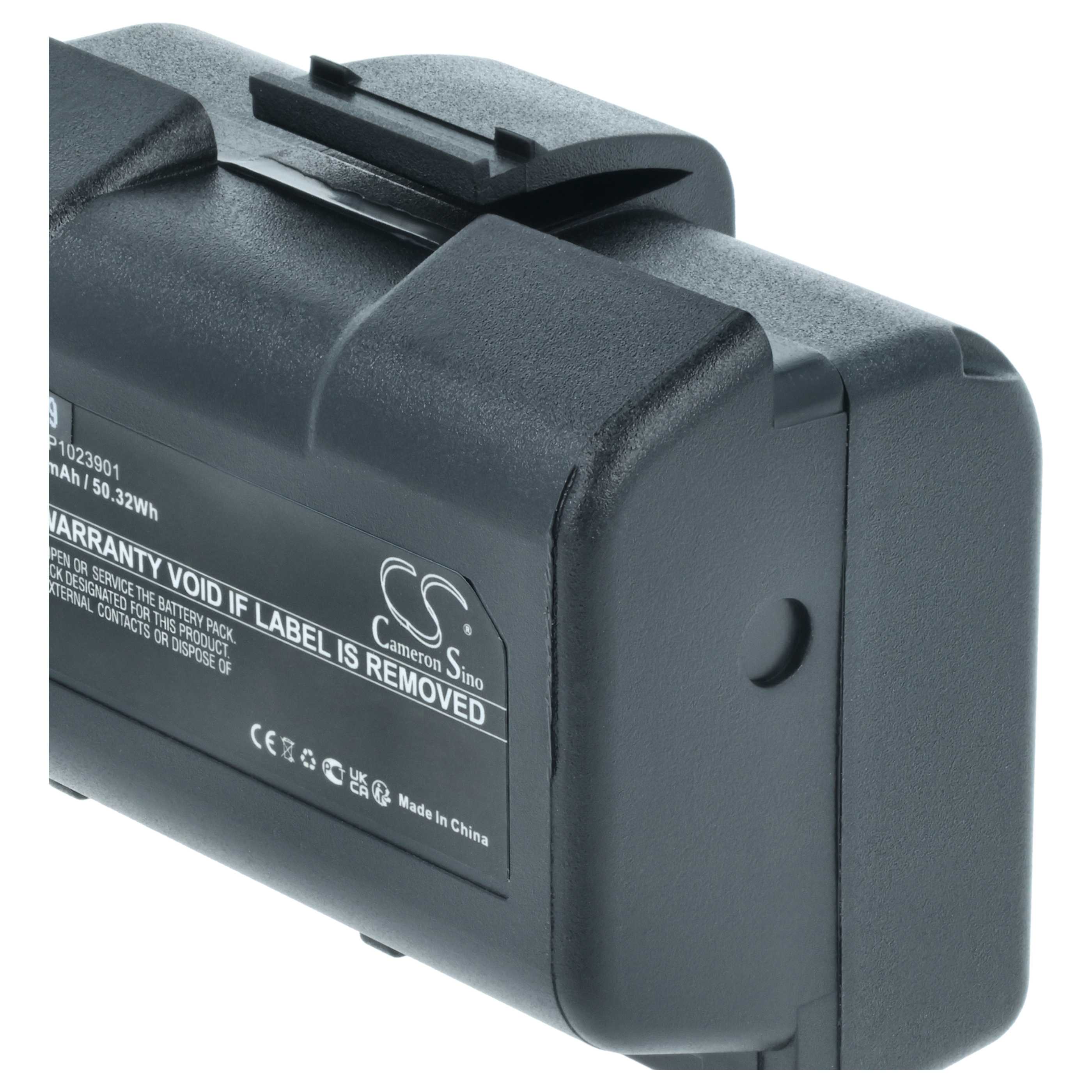 Printer 2x Battery replaces Zebra AT16004, BTRY-MPP-34MA1-01, BTRY-MPP-34MAHC1-01 - 6800 mAh 7.4 V Li-Ion
