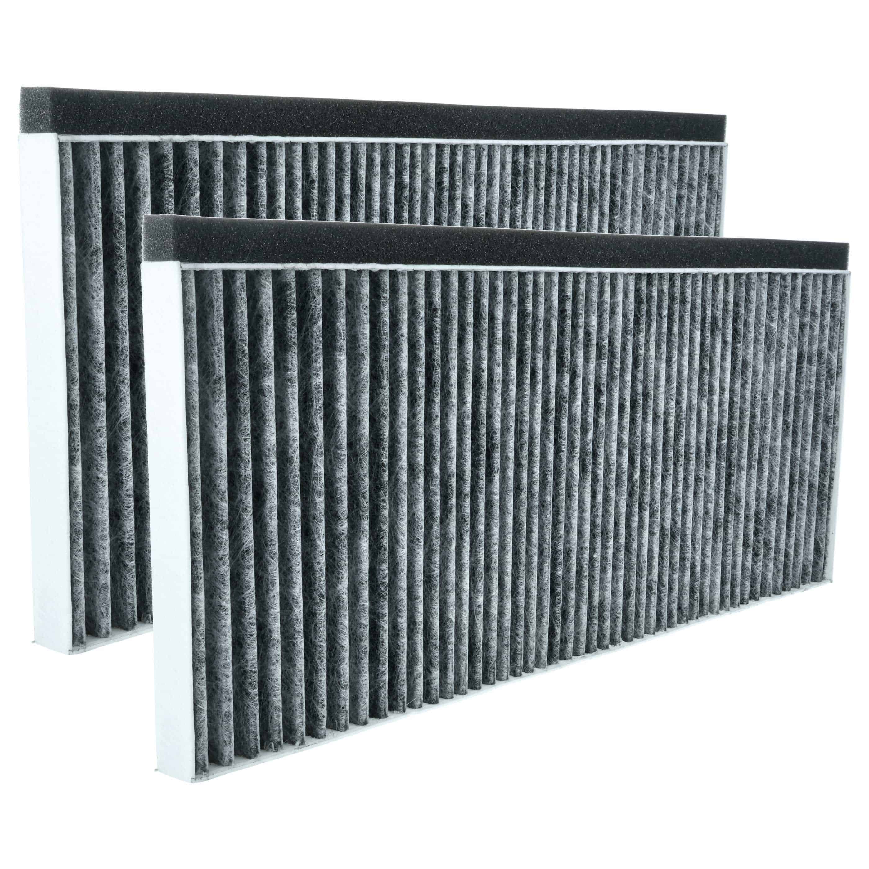2x Filtres à charbon actif remplace Bosch 11025805, 9001028224, 11008080, 17006837 pour hotte Bosch