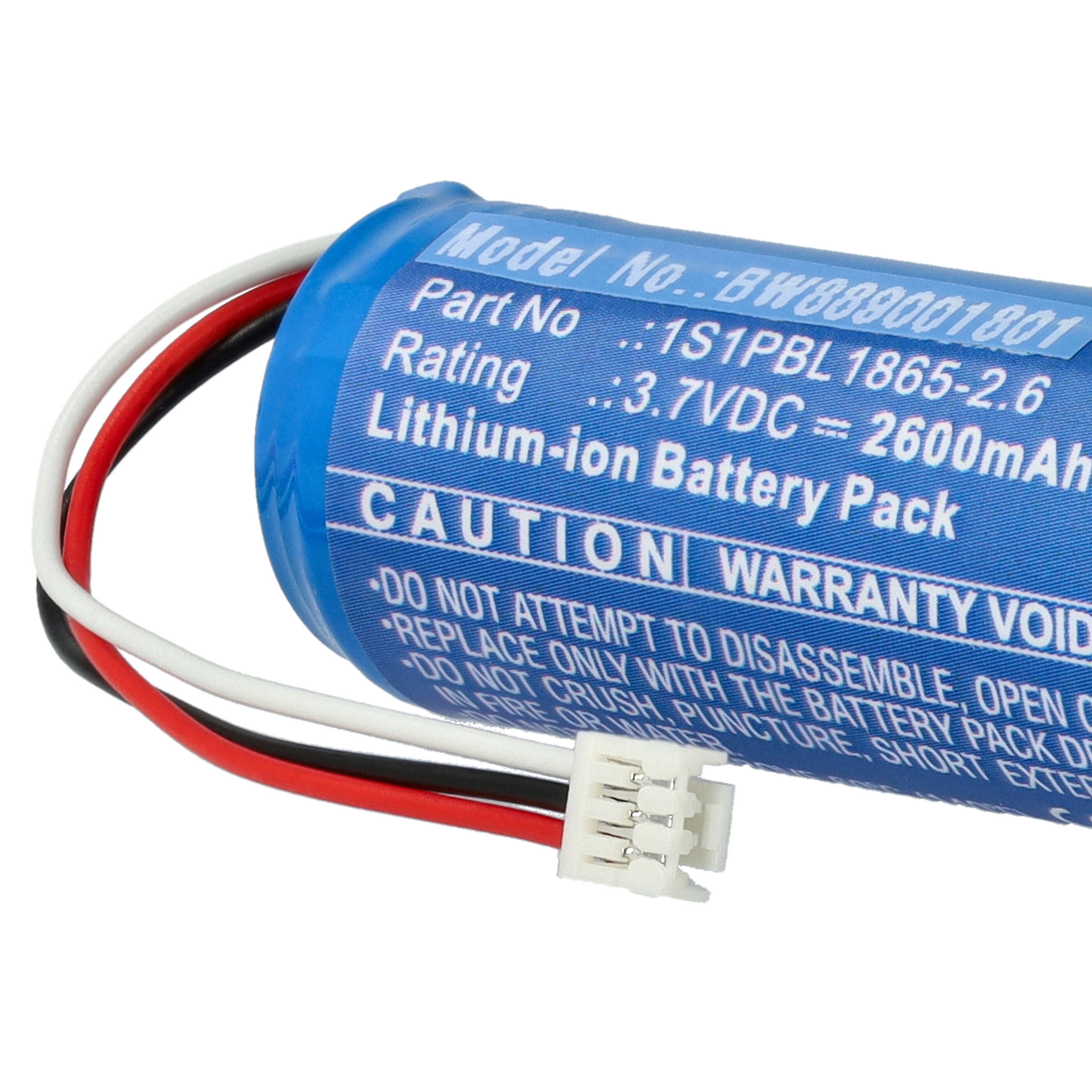 Batteria sostituisce Philips 1S1PBL1865-2.6 per babyphone Philips - 2600mAh 3,7V Li-Ion