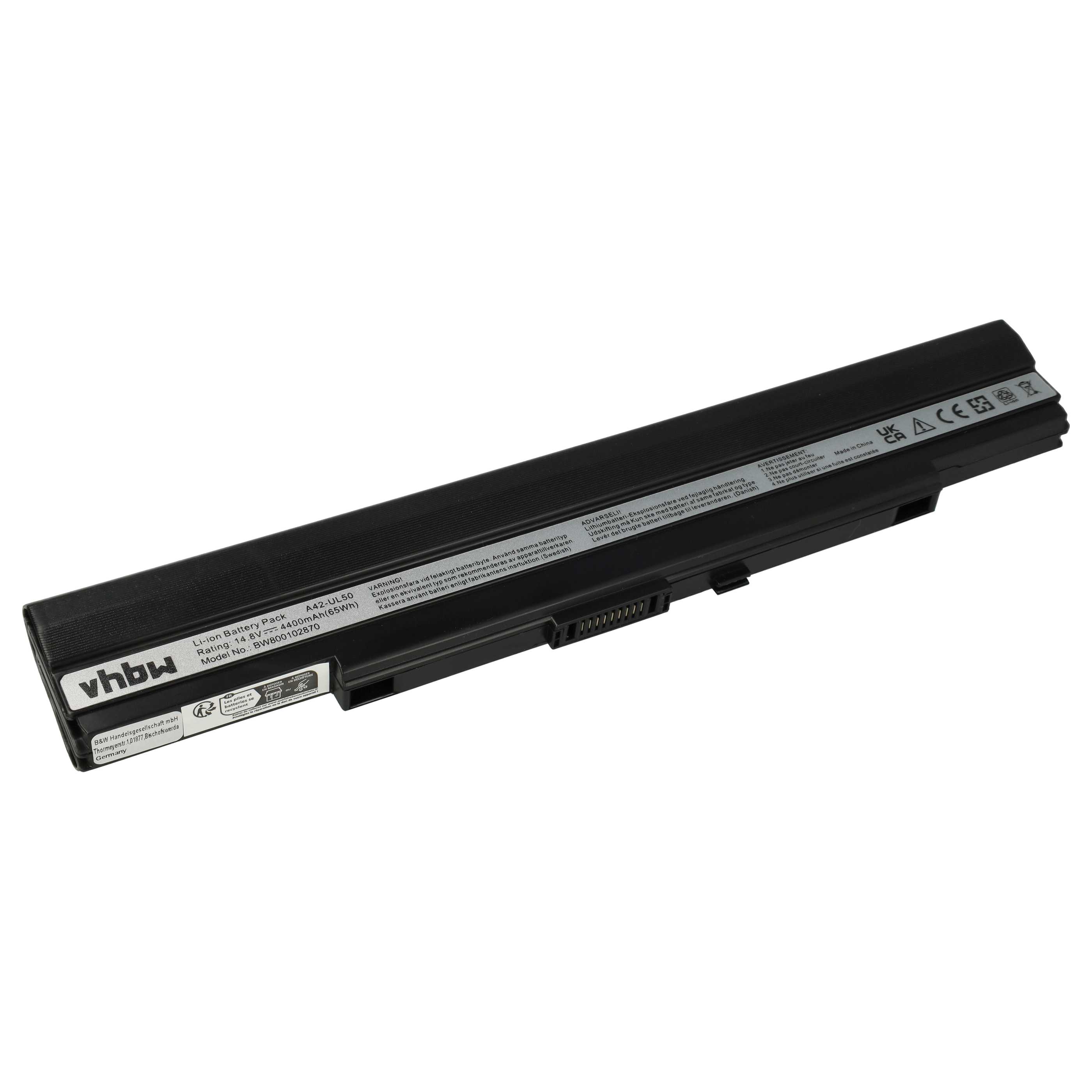 Akumulator do laptopa zamiennik Asus A31-UL50, A32-UL50, A31-UL30, A31-UL80, A32-UL30 - 4400 mAh 14,8 V Li-Ion