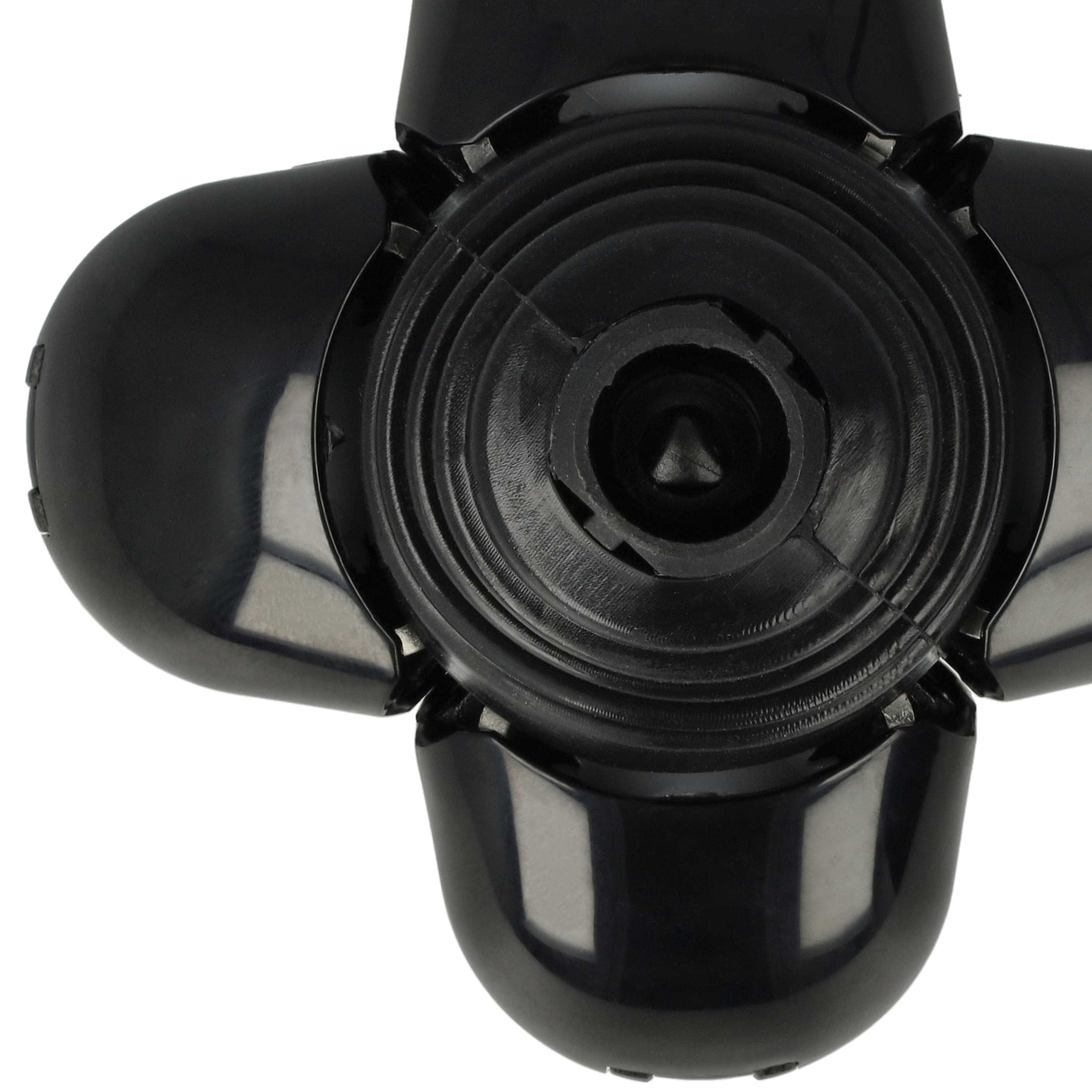 2x cabezales reemplaza Philips RQ12, RQ50, RQ12+, RQ40 para afeitadoras Philips - negro
