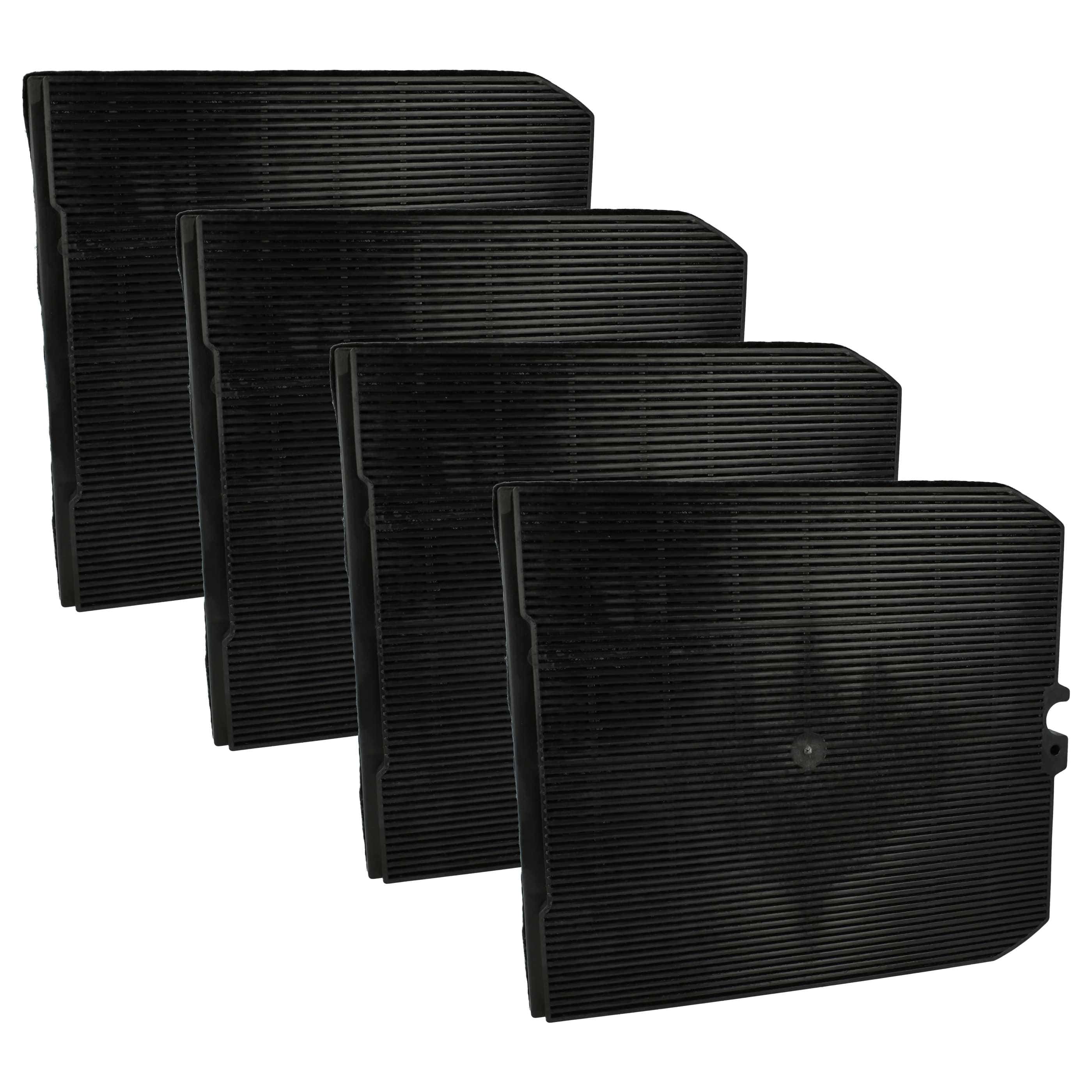 4x Filtres à charbon actif remplace Falmec 103050107, 114164, type 3, AS-AZKF340 pour hotte Falmec