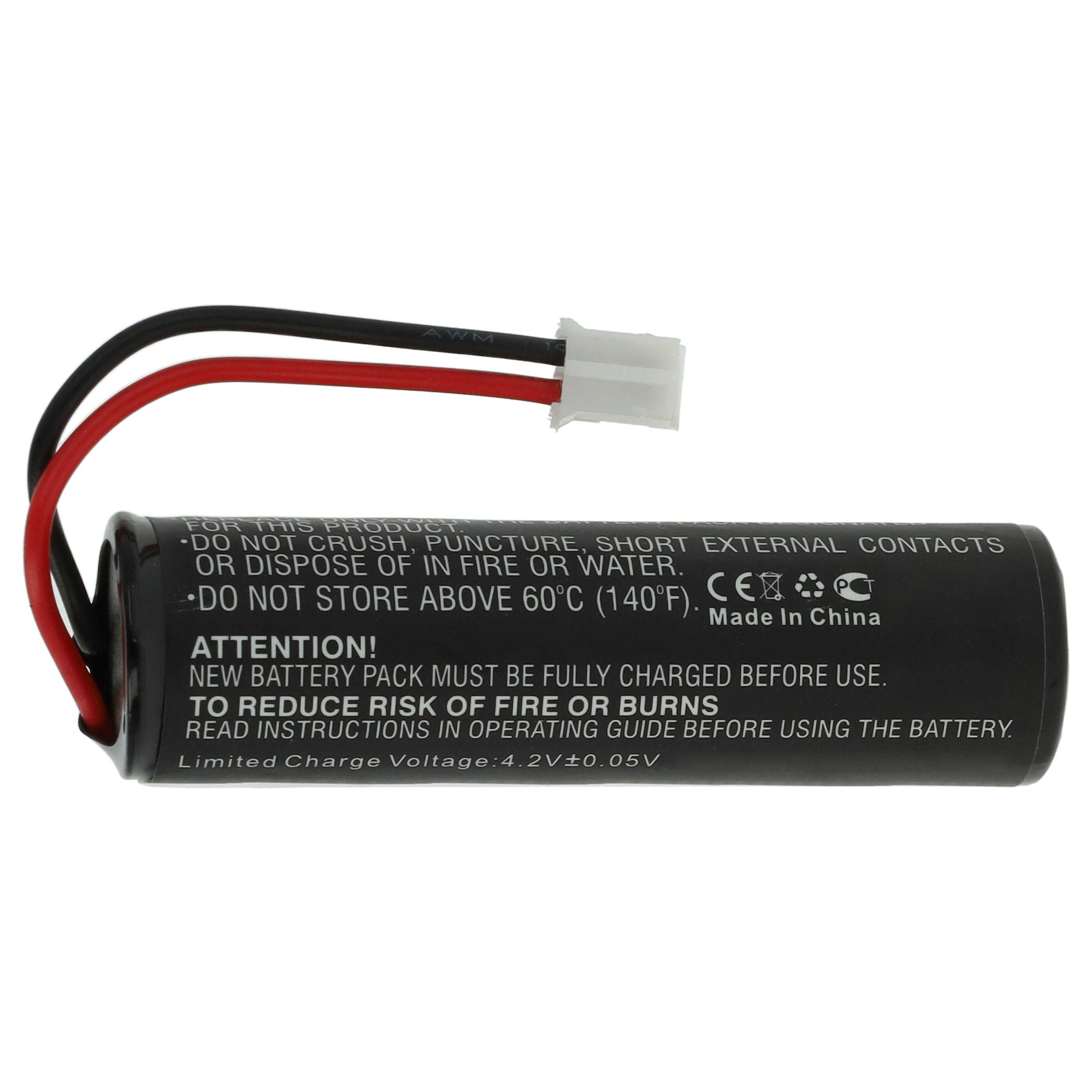 Batería reemplaza Morita 7505626, 7505628, RB-CB1003 para tecnología médica (800 mAh, 3,7 V, Li-Ion)
